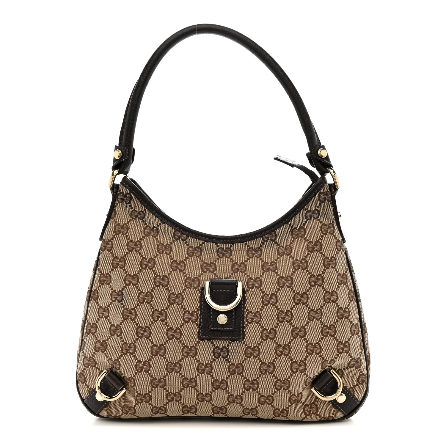 Monogram Medium Abbey D Ring Hobo Brown