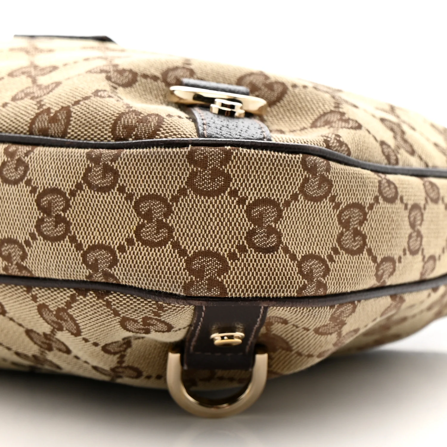 Monogram Medium Abbey D Ring Hobo Brown - Image 10