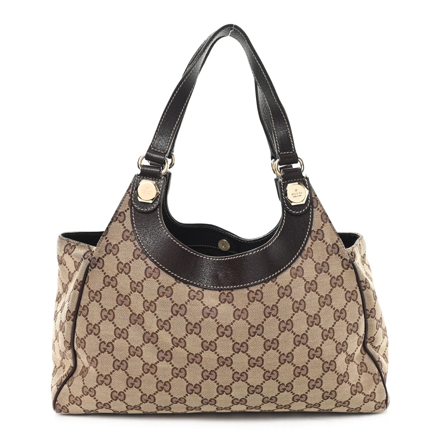 Monogram Medium Charmy Shoulder Bag Dark Brown