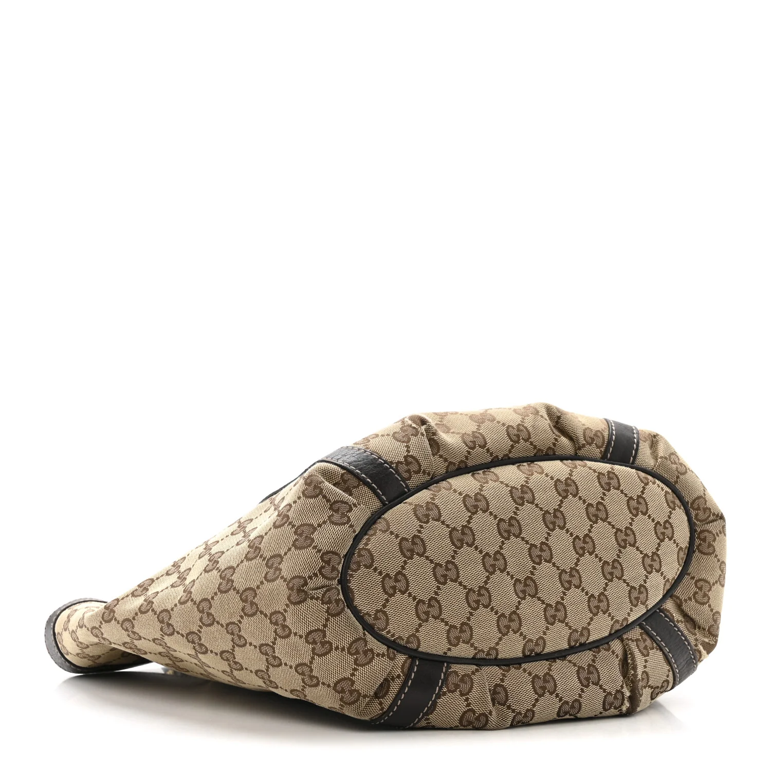 Monogram Medium D Gold Ring  Brown - Image 4