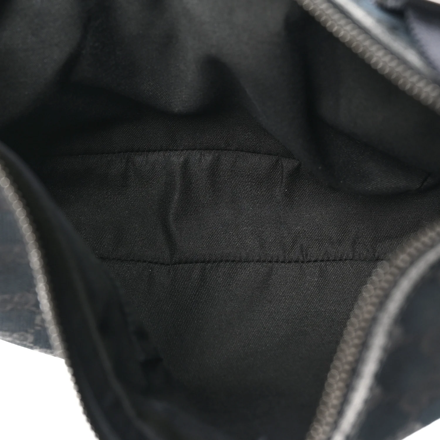 Monogram Medium Half Moon Hobo Black - Image 5