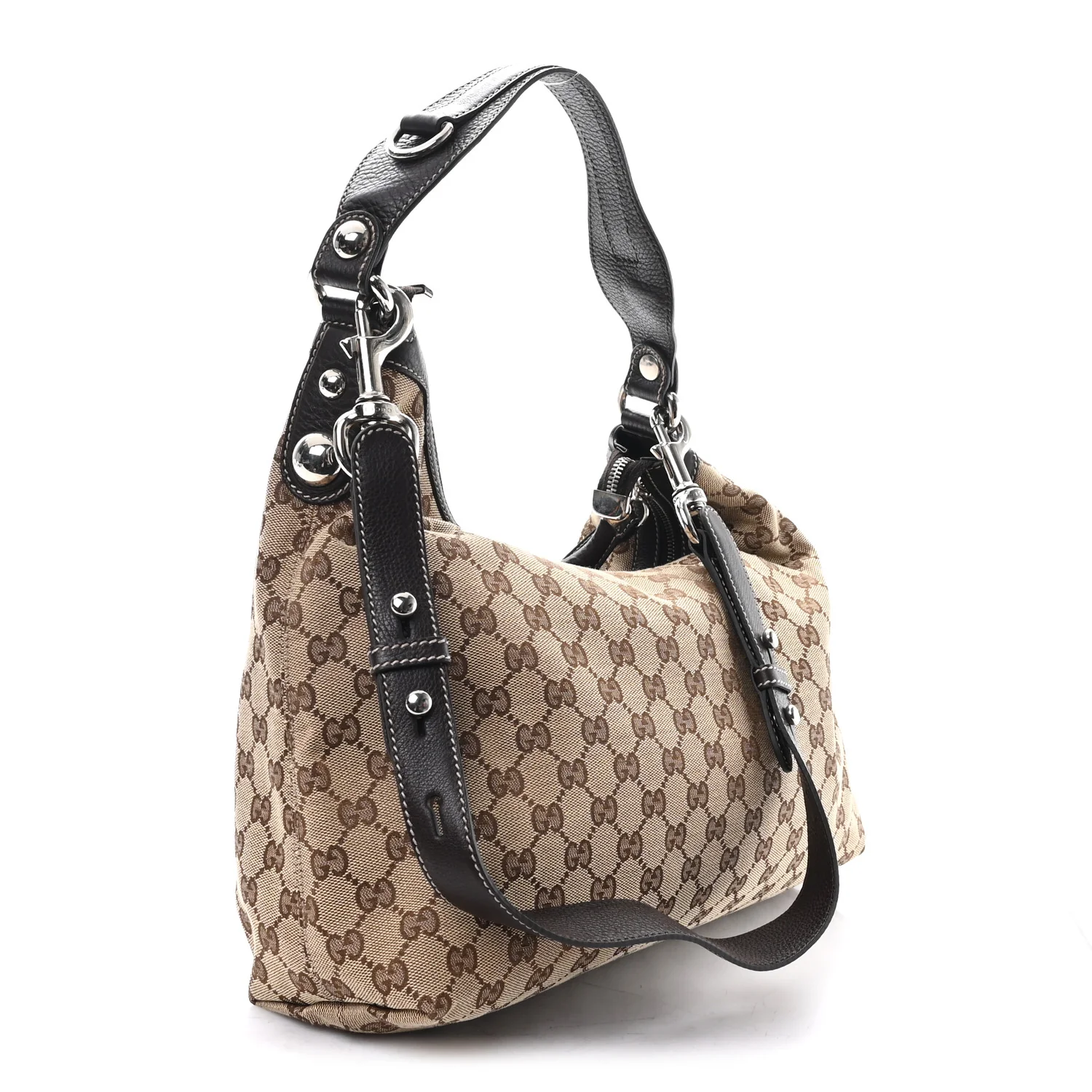 Monogram Medium Icon Bit Hobo Dark Brown - Image 3
