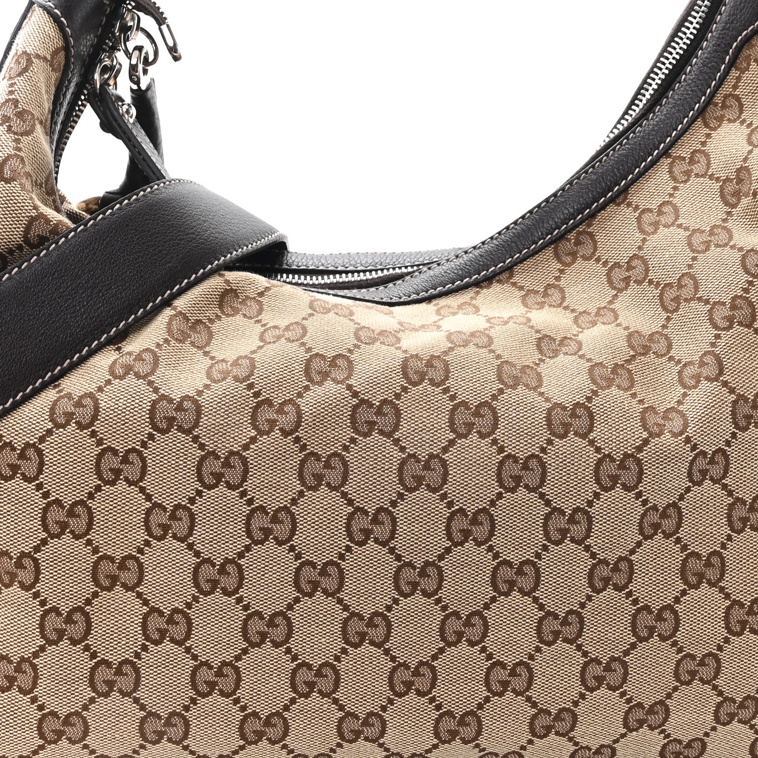 Monogram Medium Icon Bit Hobo Dark Brown - Image 8