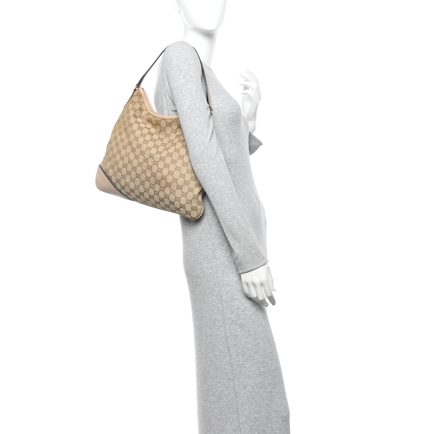 Monogram Medium New Britt Hobo Beige - Image 2