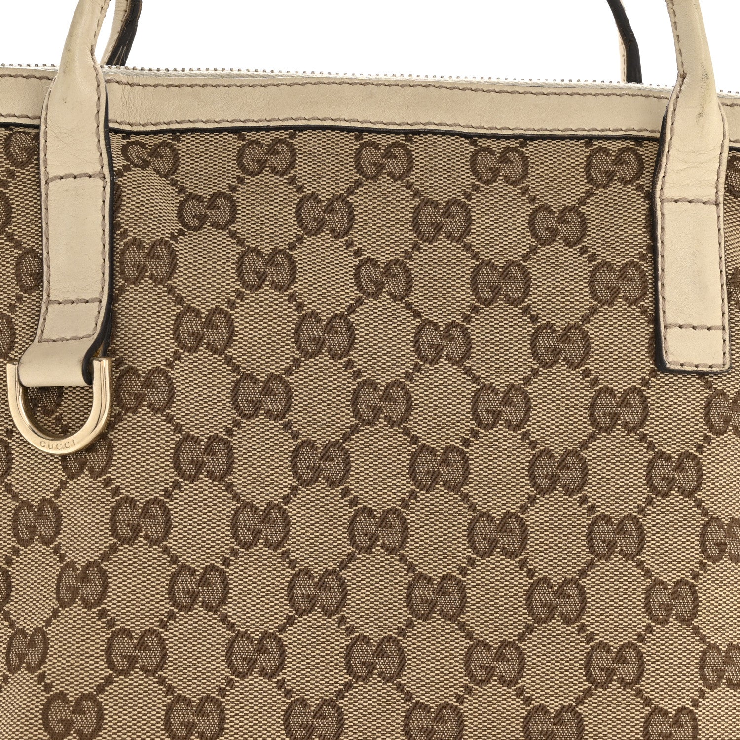 Monogram Medium New Britt Hobo Tote Off White - Image 8