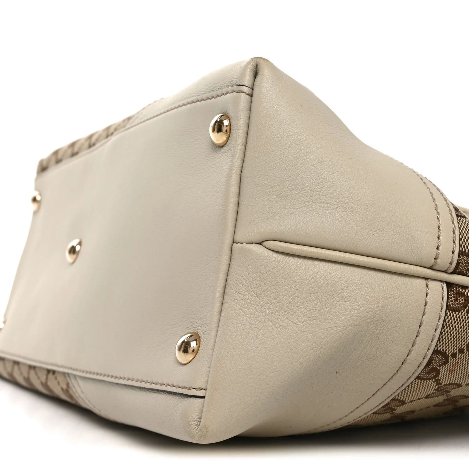 Monogram Medium New Britt Tote Off White - Image 10