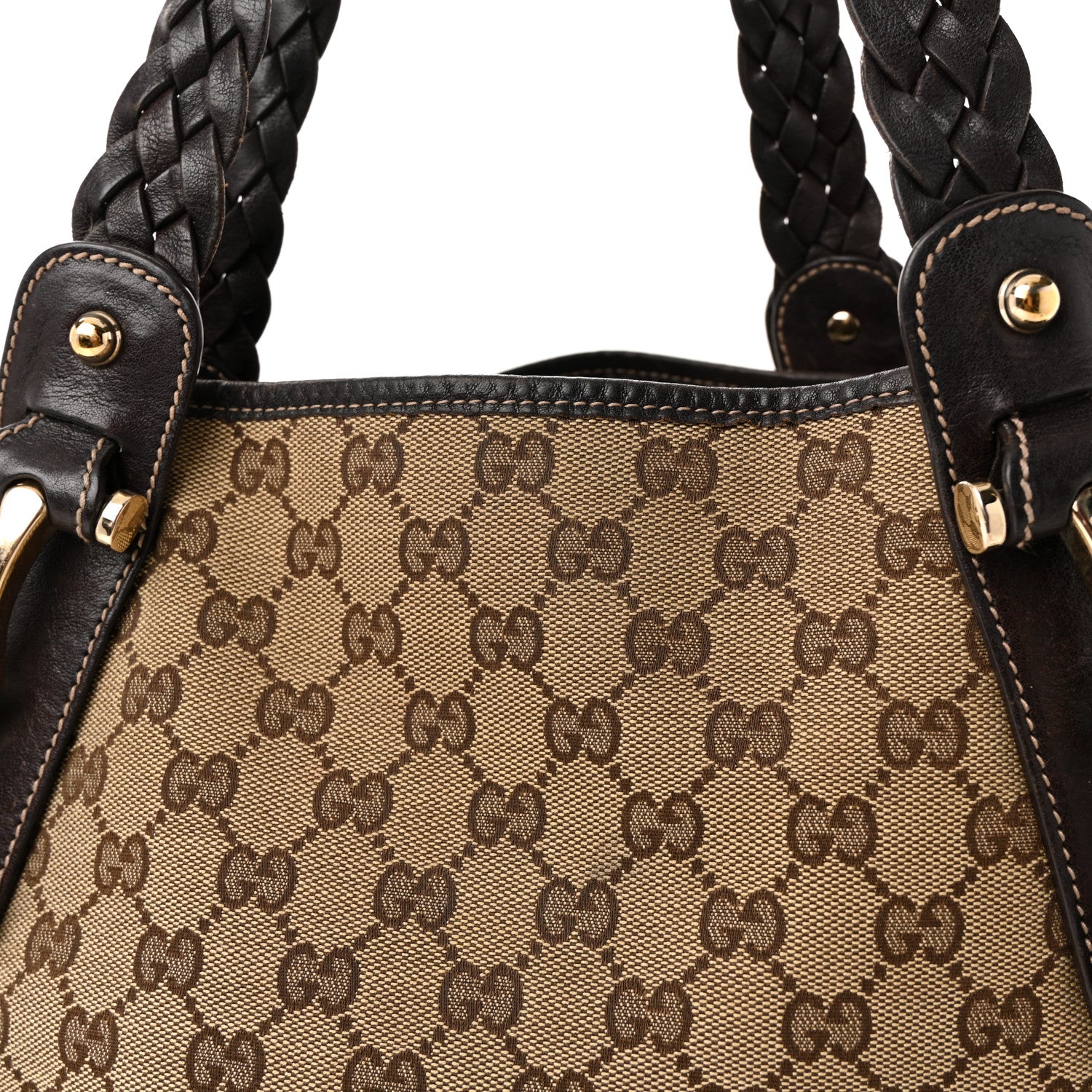 Monogram Medium Pelham Shoulder Bag Dark Brown - Image 8