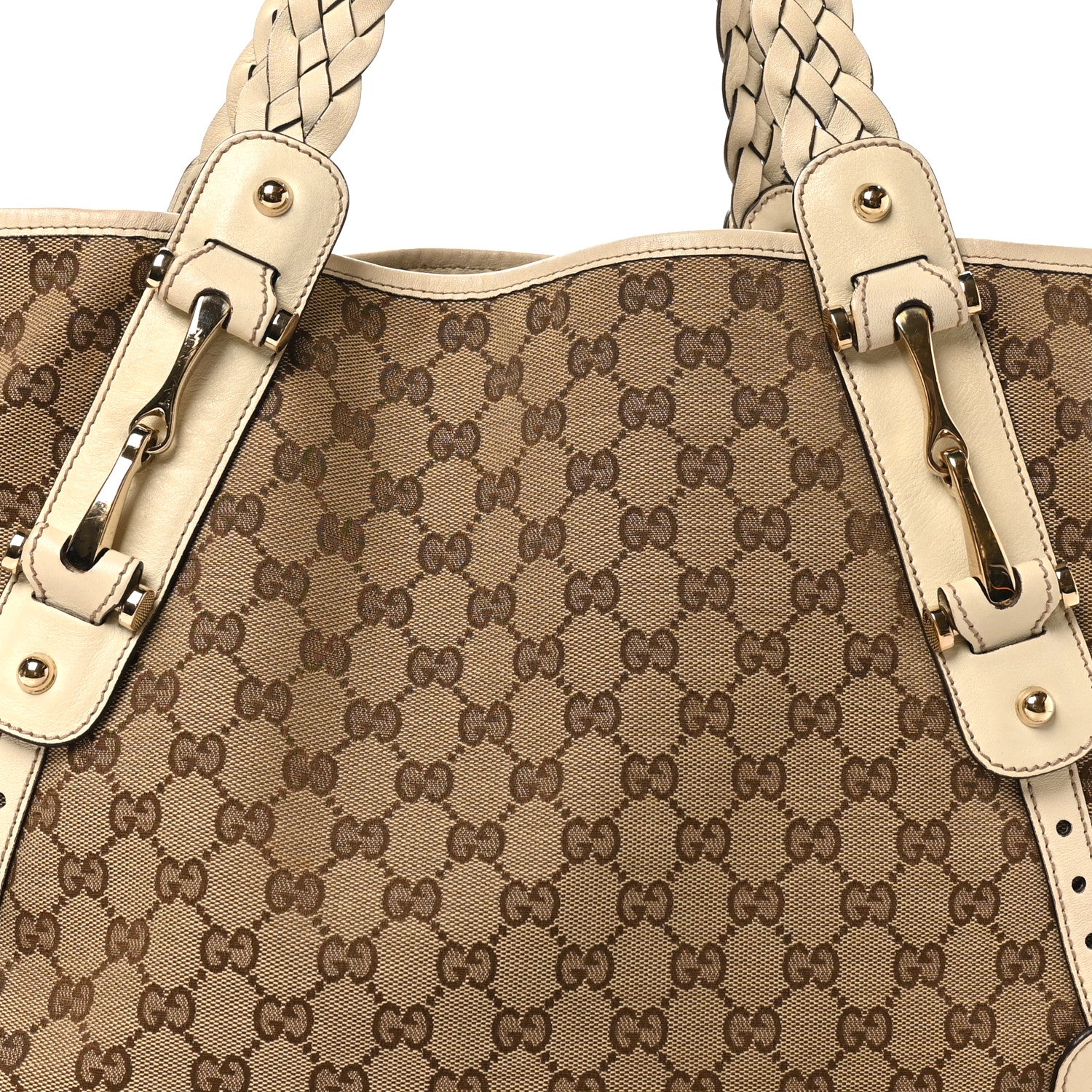 Monogram Medium Pelham Shoulder Bag Off White - Image 8