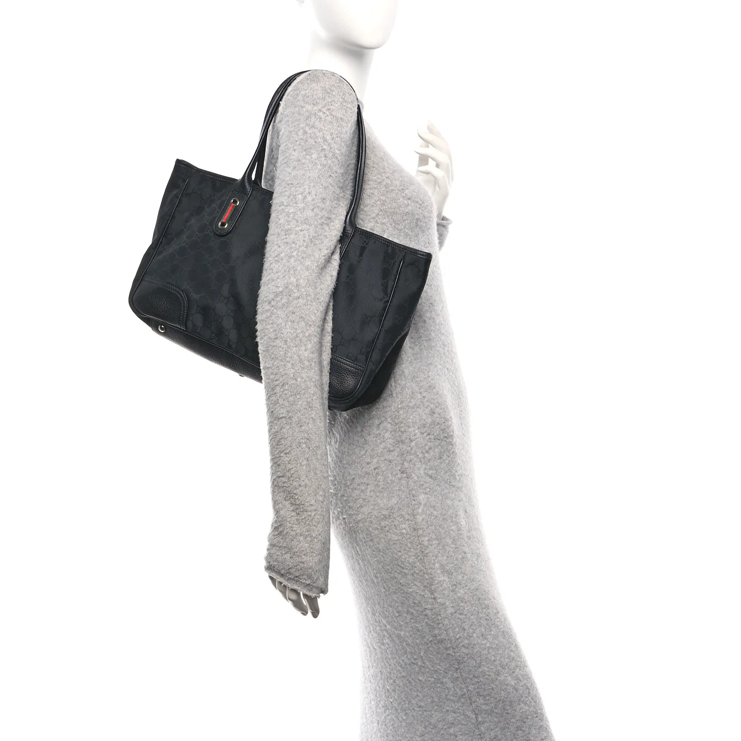Monogram Medium Princy Tote Black - Image 2