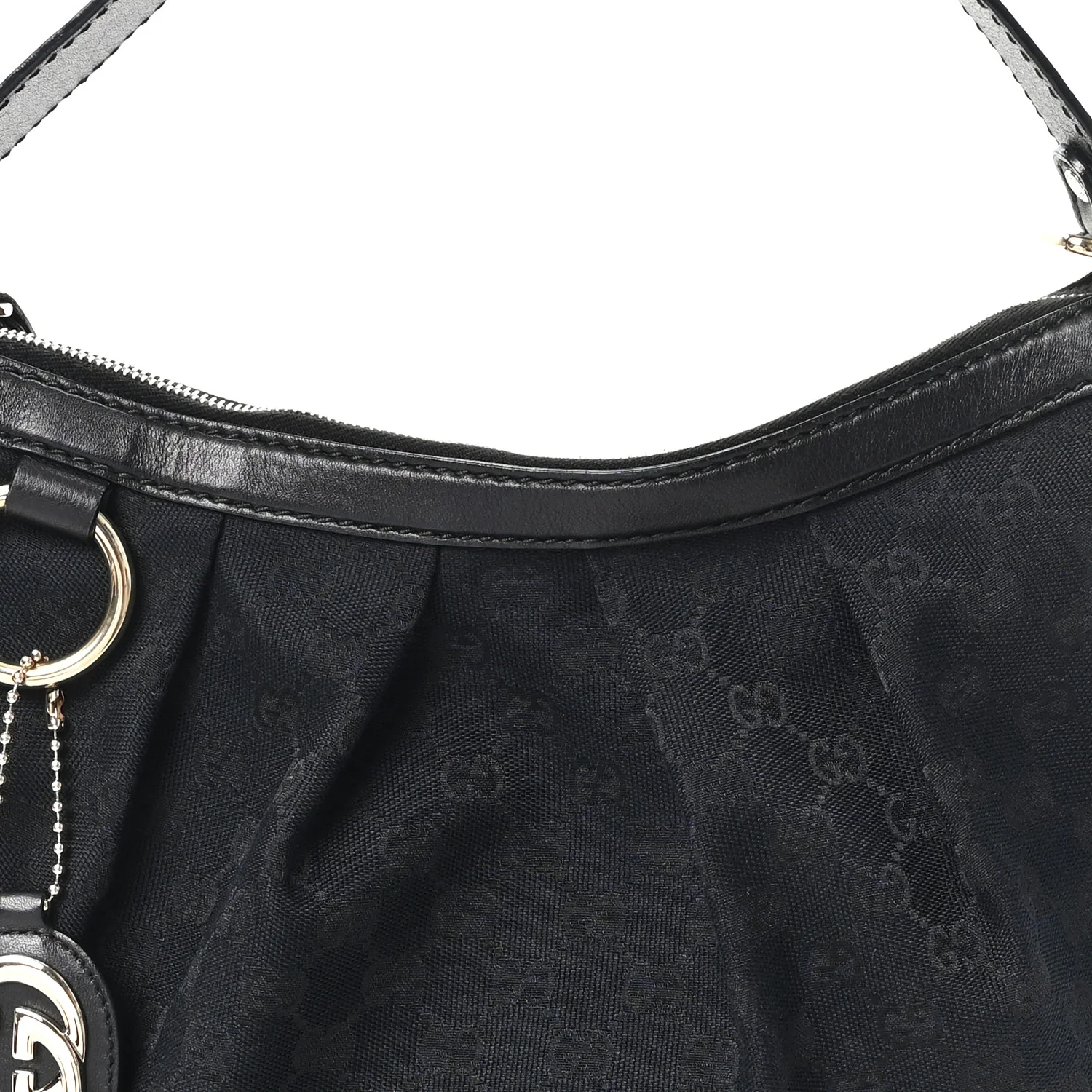 Monogram Medium Sukey Hobo Black - Image 8