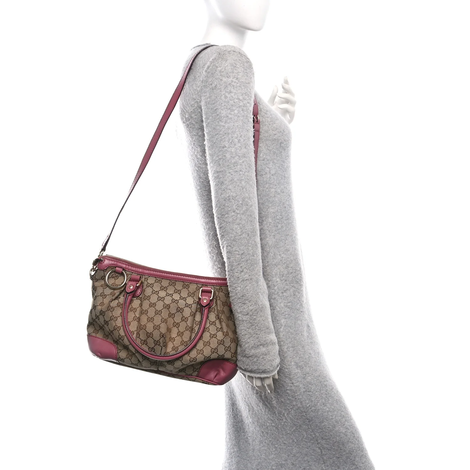Monogram Medium Sukey Top Handle Peonia Flower - Image 2