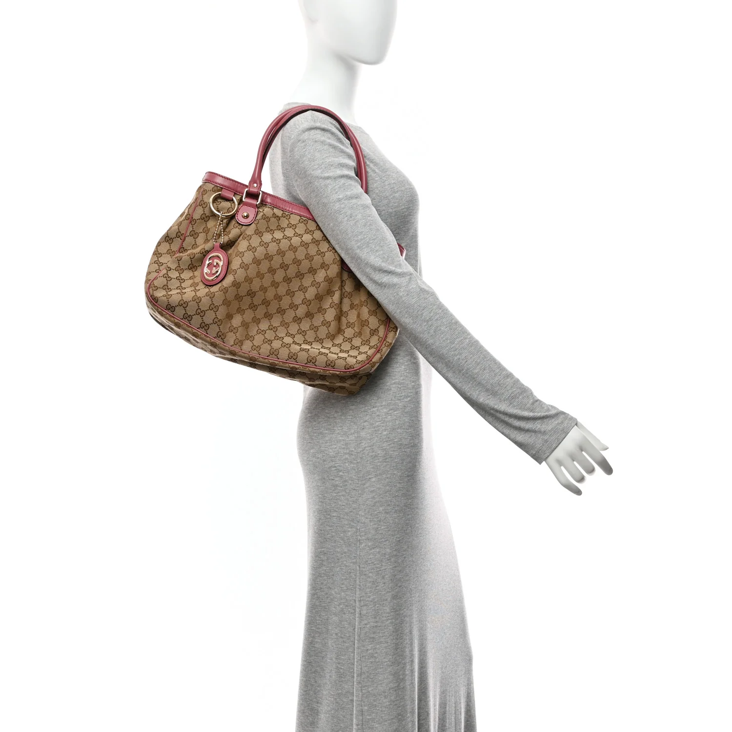 Monogram Medium Sukey Top Handle Tote Peonia Flower - Image 2