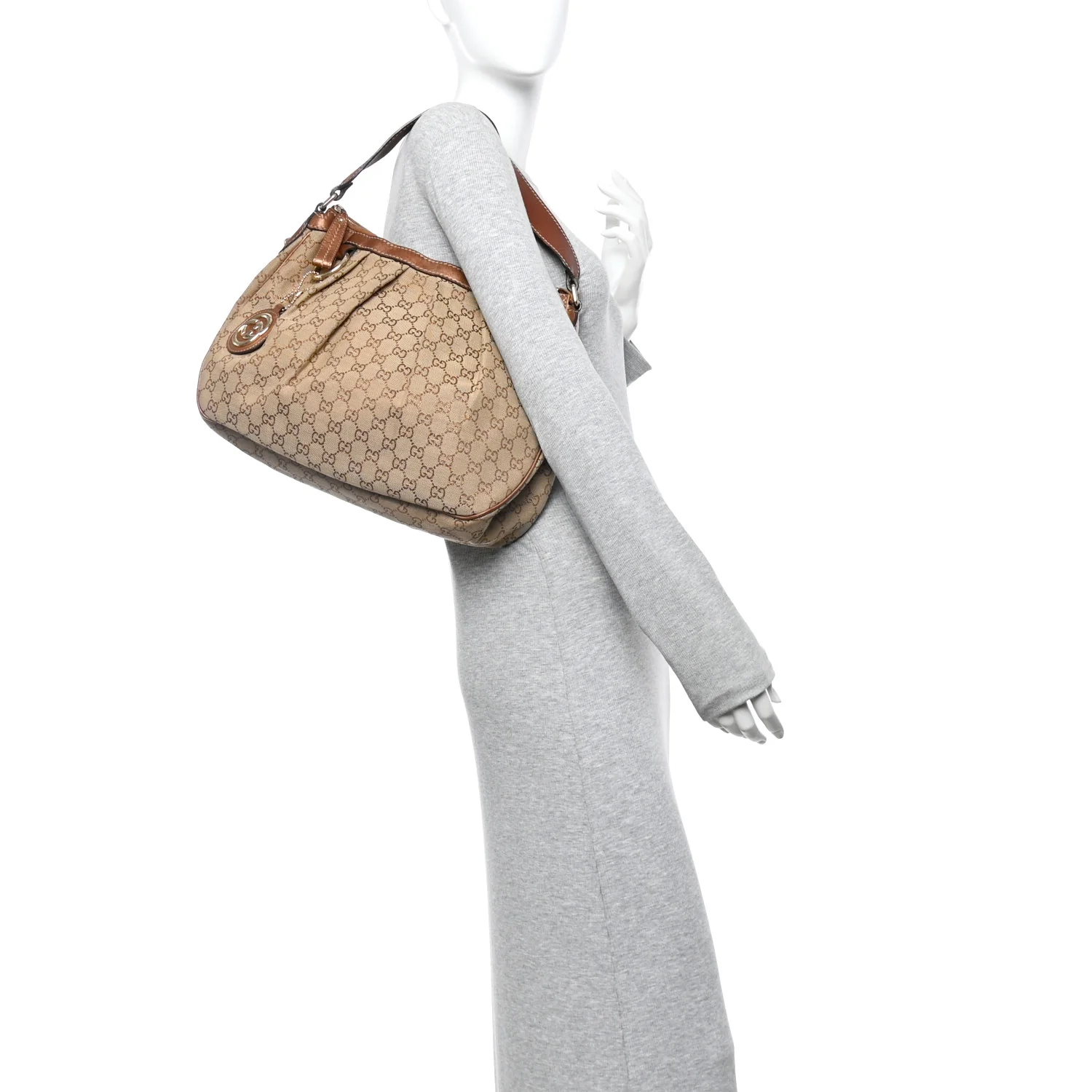 Monogram Medium Sukey Tote Brown - Image 2