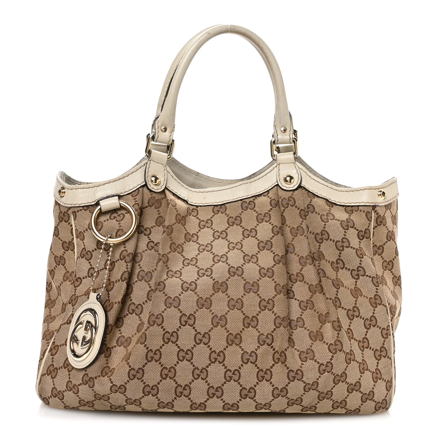 Monogram Medium Sukey Tote Off White