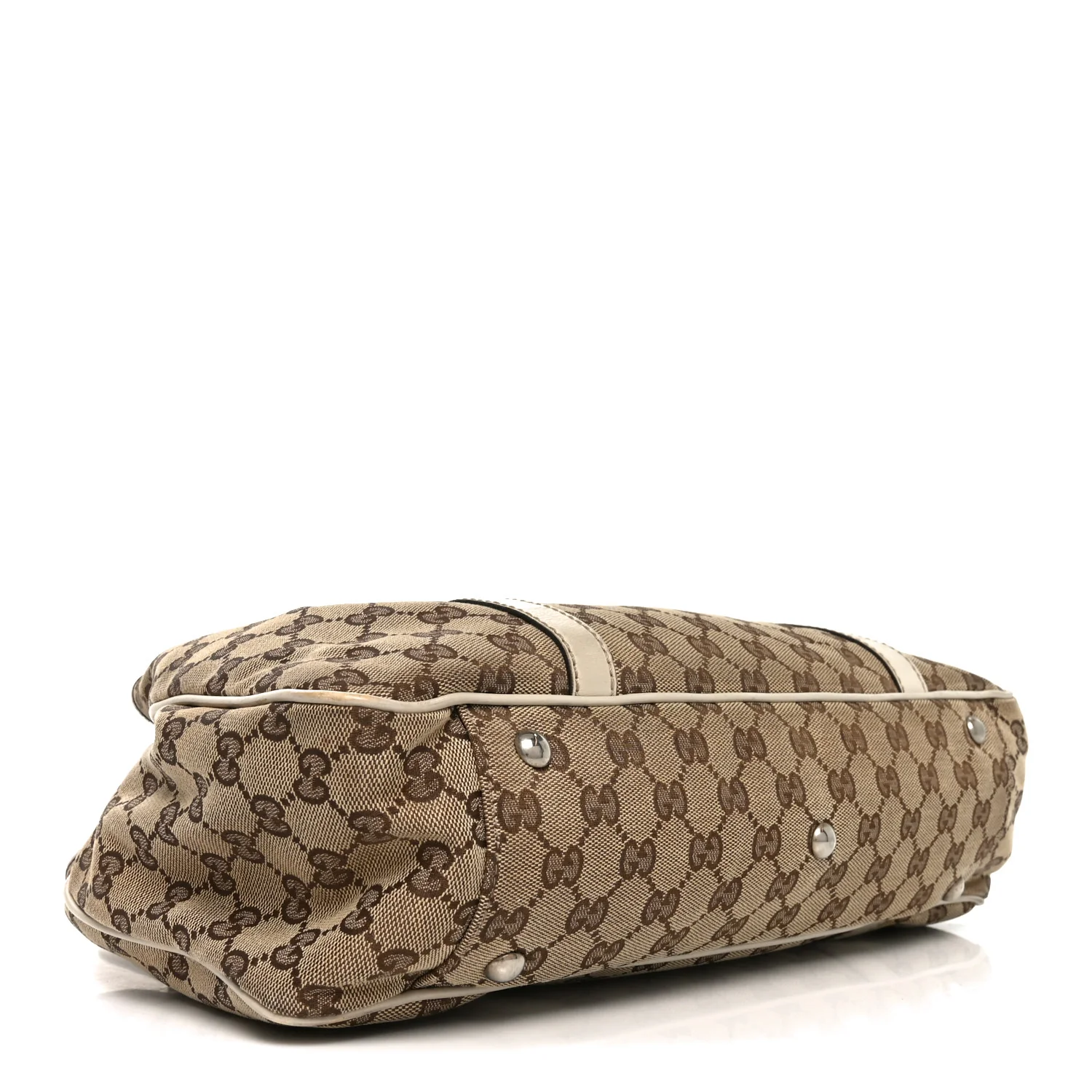 Monogram Medium Twins Tote Off White - Image 4