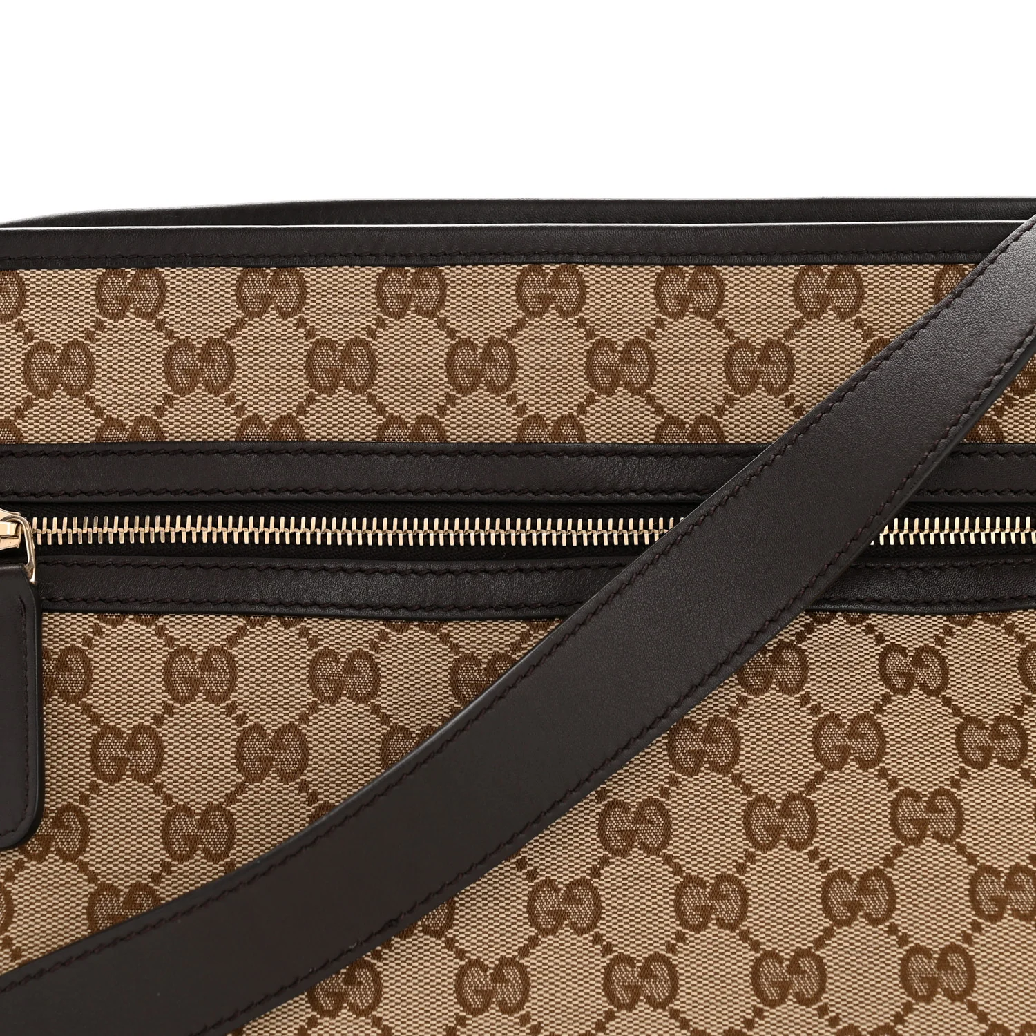 Monogram Messenger Bag Dark Brown - Image 8