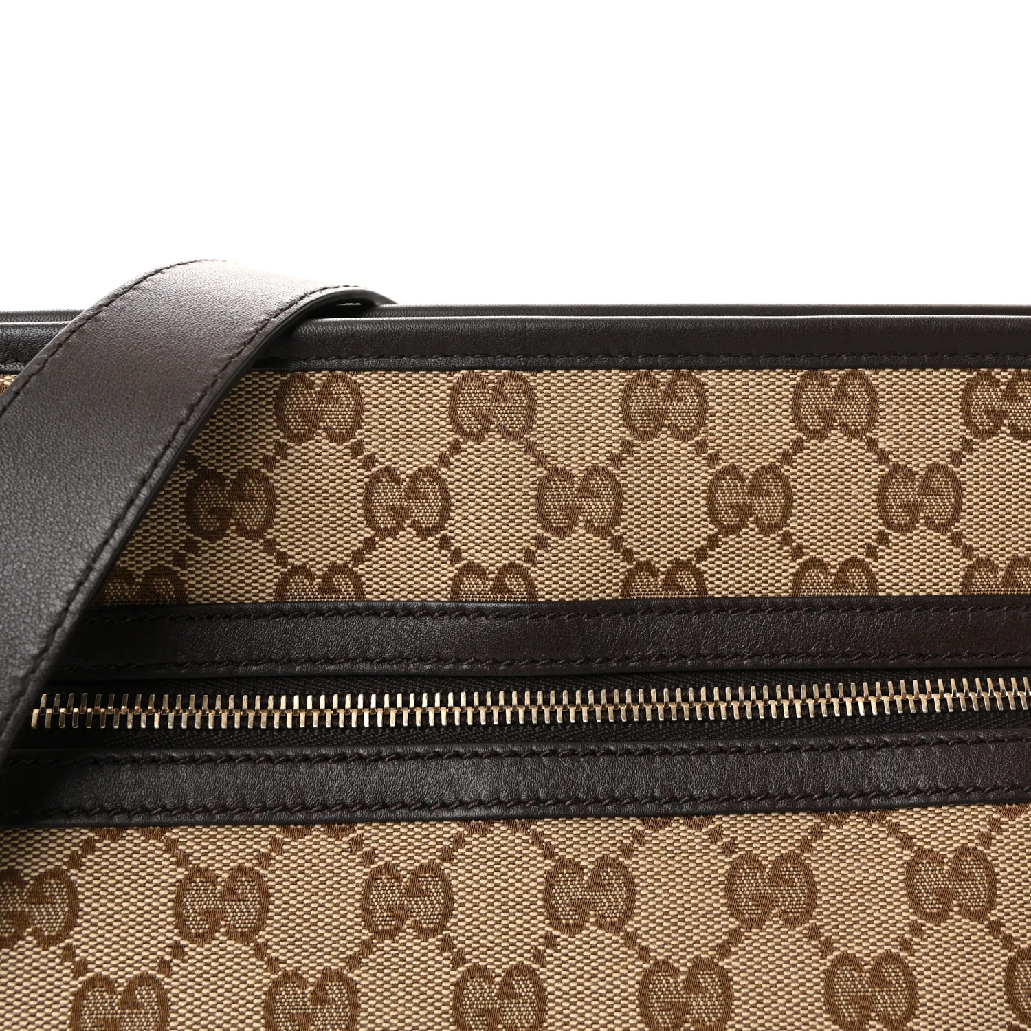 Monogram Messenger Bag Dark Brown - Image 8