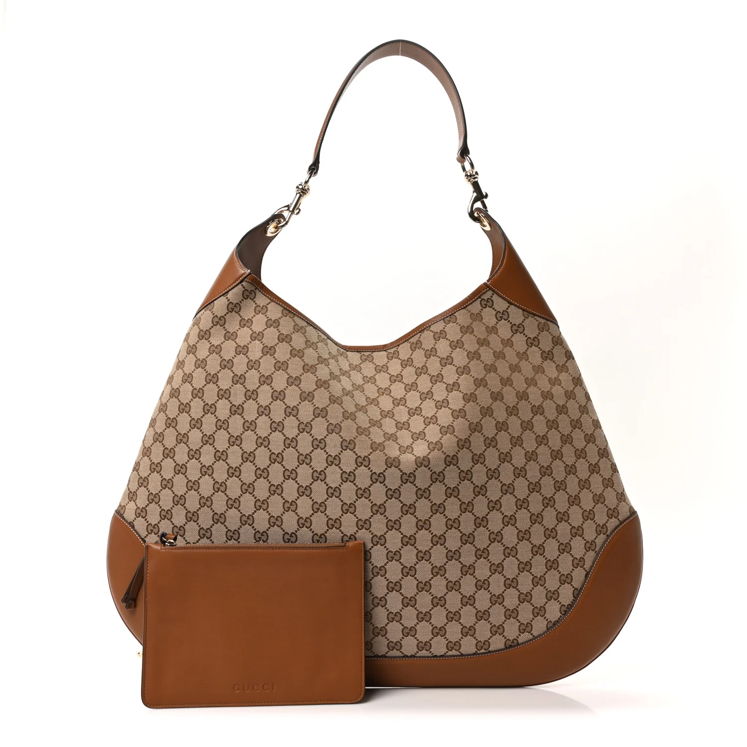 Monogram Micro GG Maxi Shoulder Bag Dark Brown - Image 3