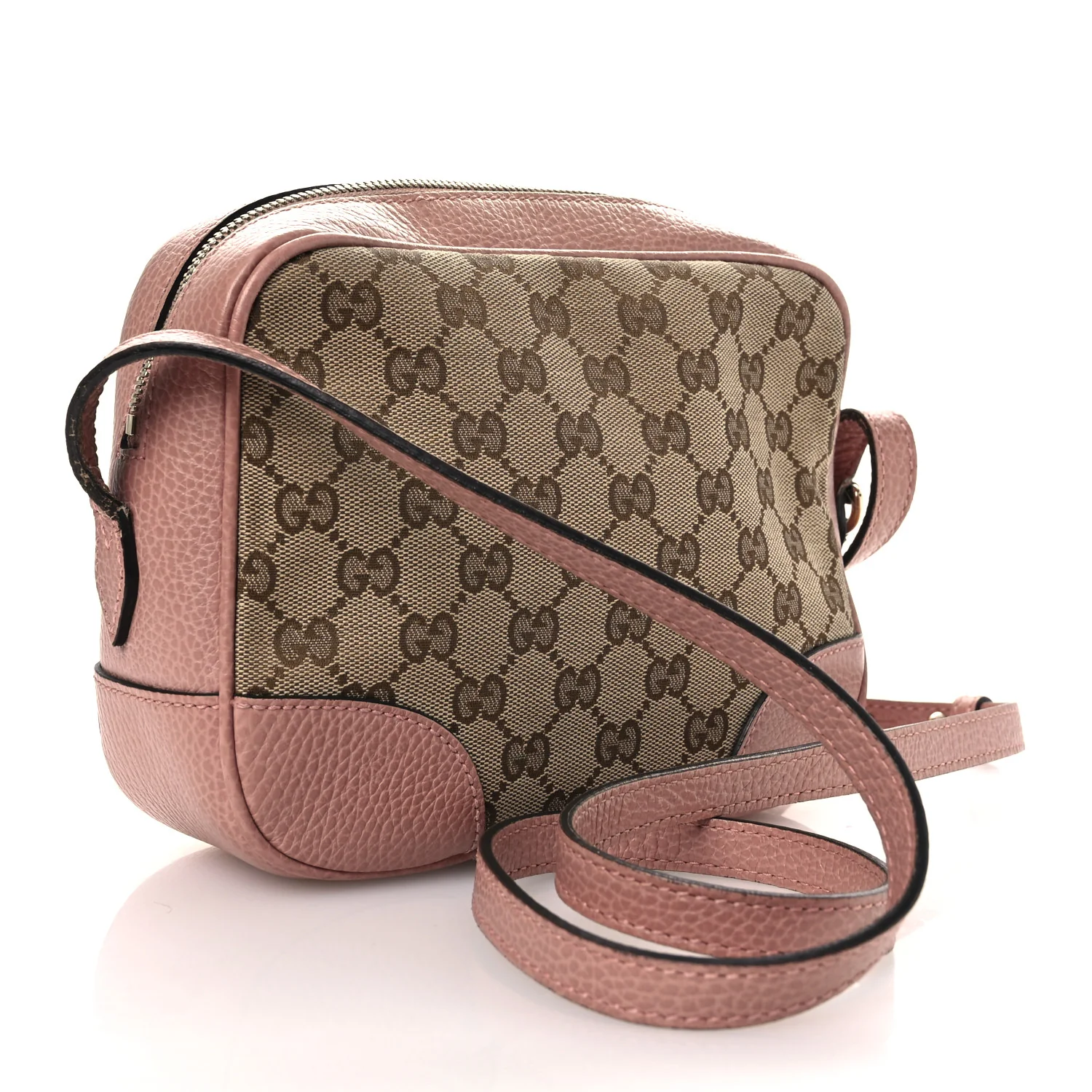 Monogram Mini Bree Messenger Bag Beige Soft Pink - Image 3