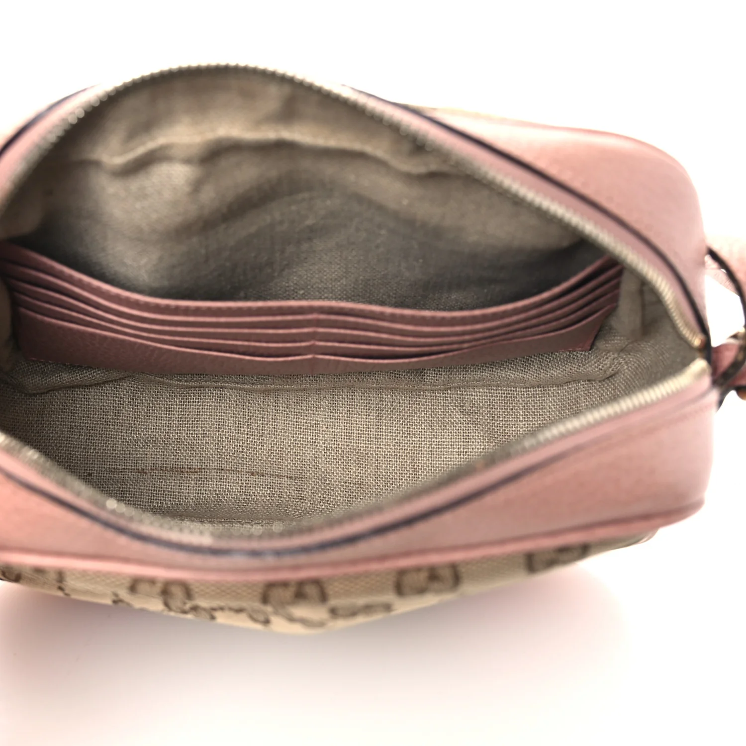 Monogram Mini Bree Messenger Bag Beige Soft Pink - Image 5
