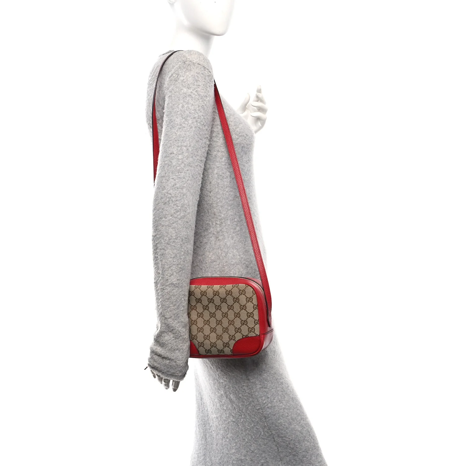Monogram Mini Bree Messenger Bag Red - Image 2