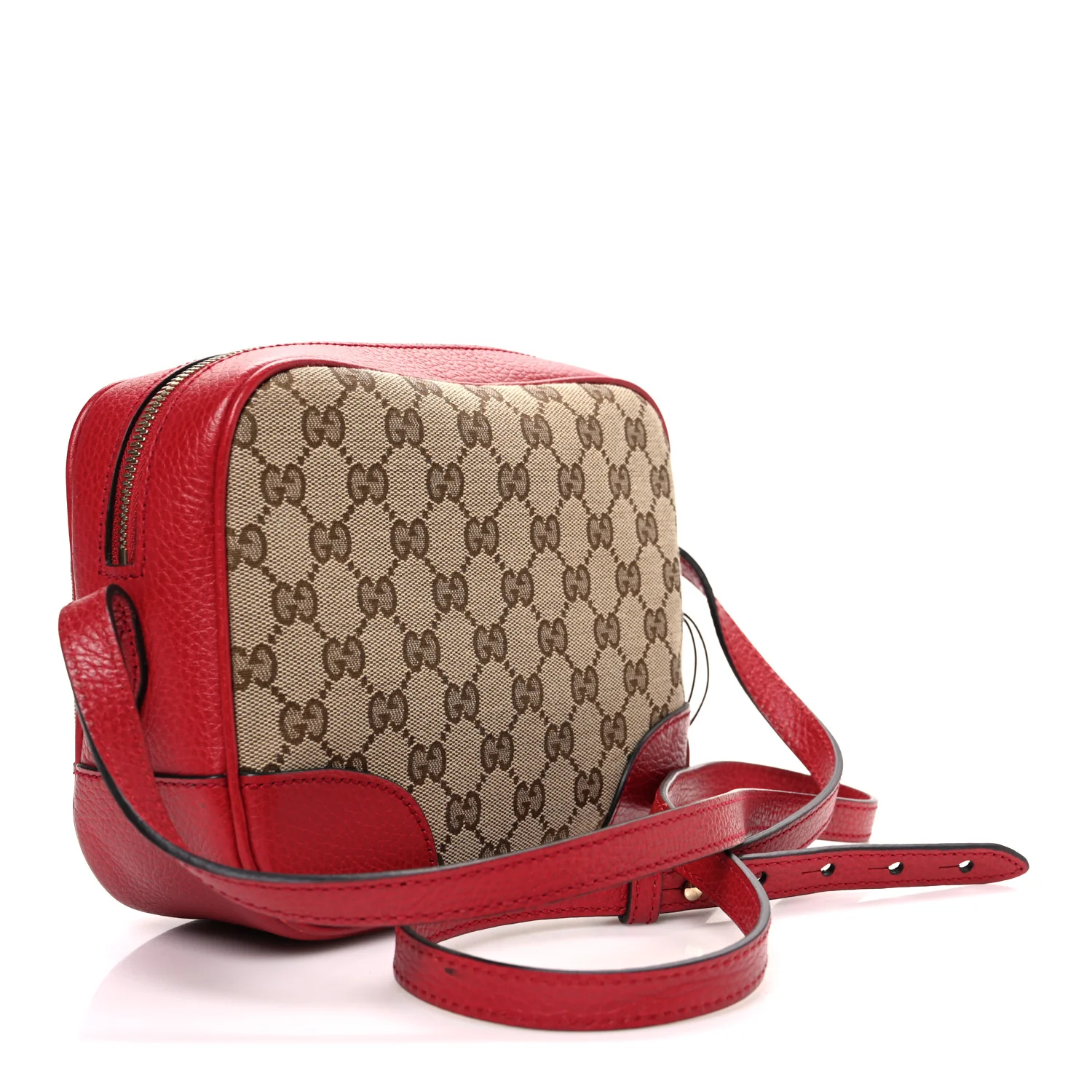 Monogram Mini Bree Messenger Bag Red - Image 3
