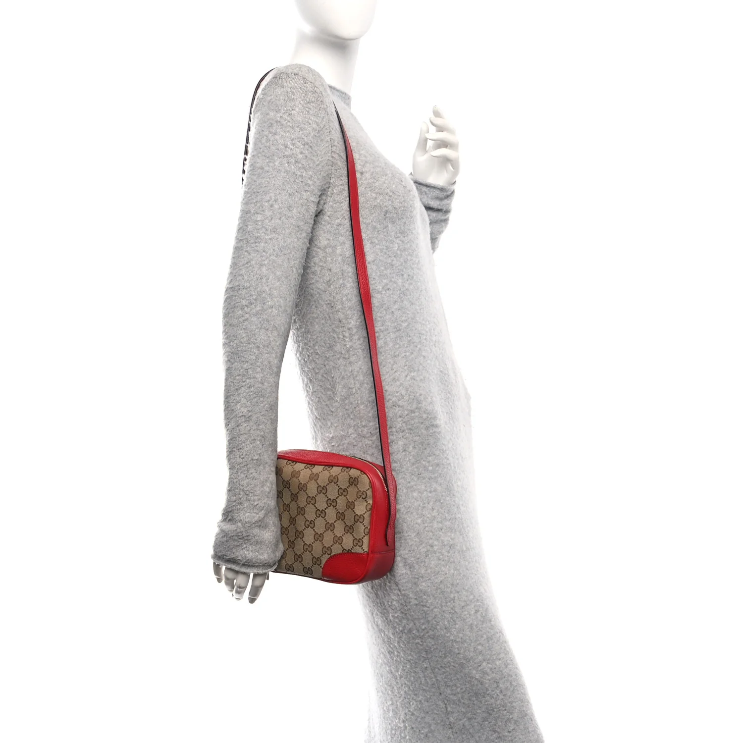 Monogram Mini Bree Messenger Bag Red - Image 2