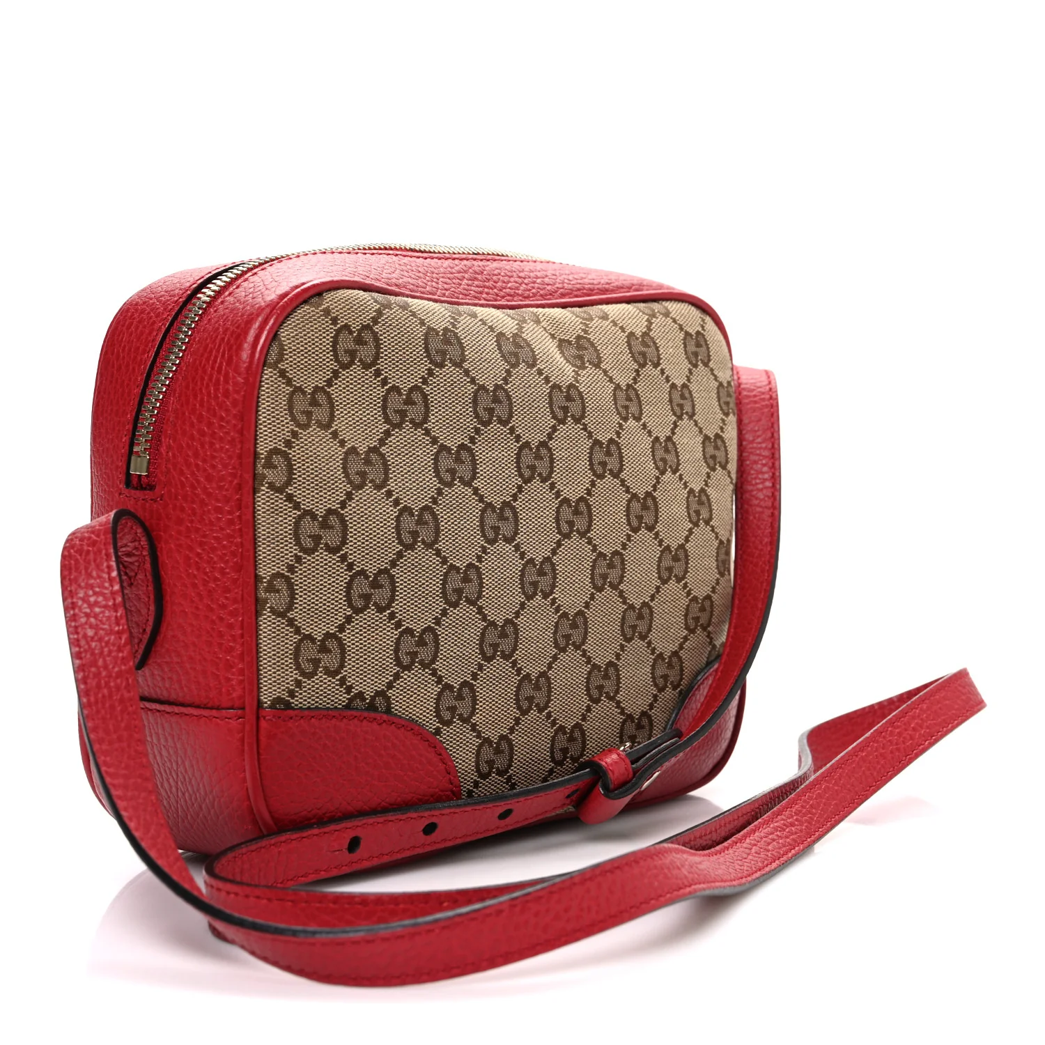 Monogram Mini Bree Messenger Bag Red - Image 3