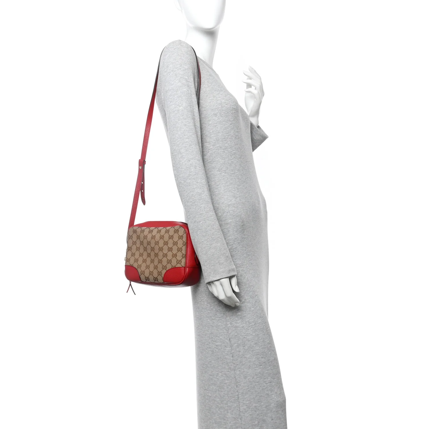 Monogram Mini Bree Messenger Bag Red - Image 2