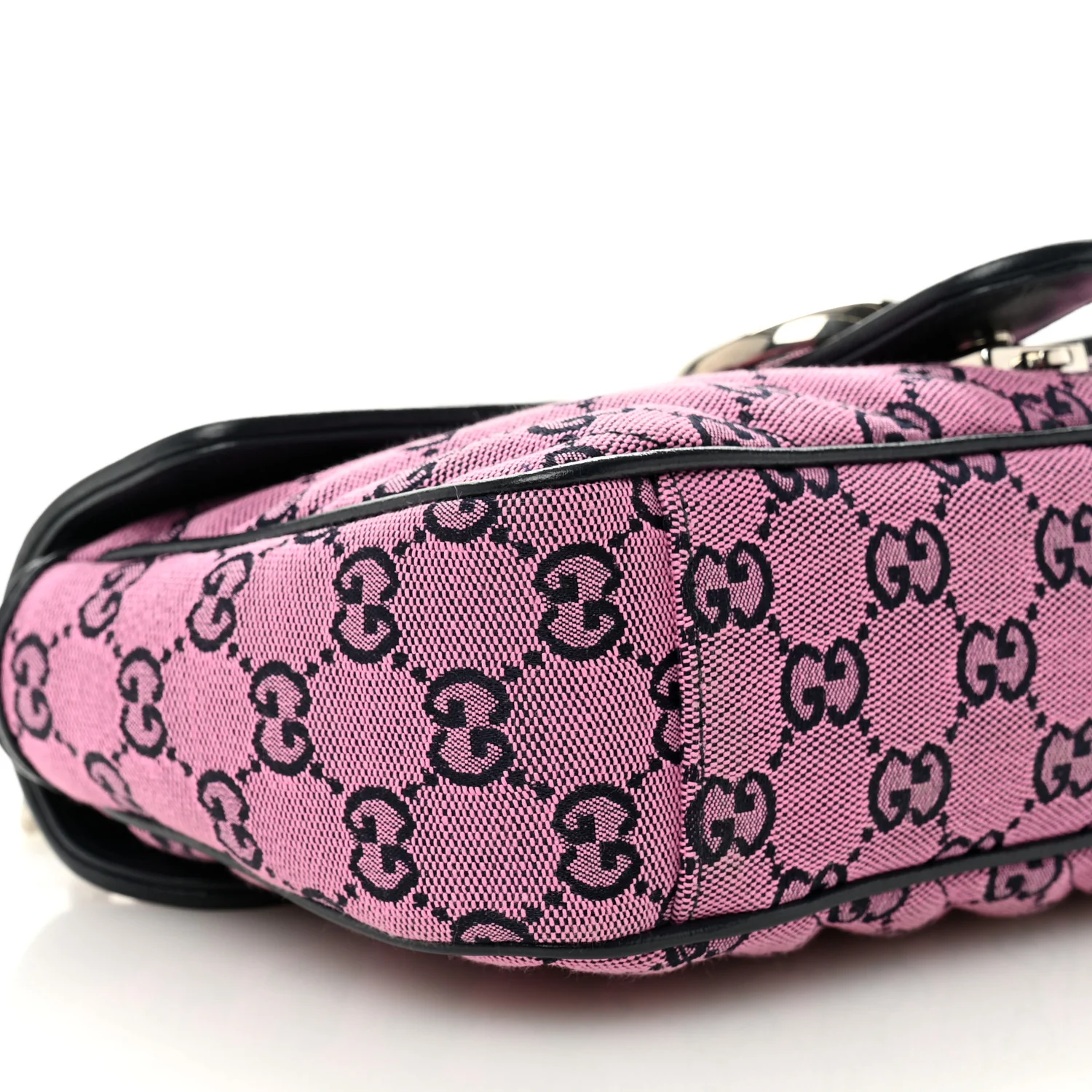 Monogram Multicolor Matelasse Diagonal Small GG Marmont Shoulder Bag Pink Blue - Image 9
