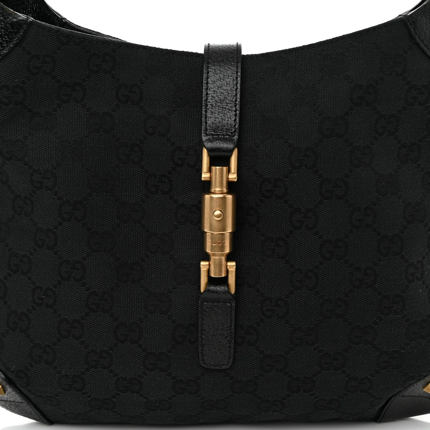 Monogram Piston Lock Jackie O Hobo Black - Image 8