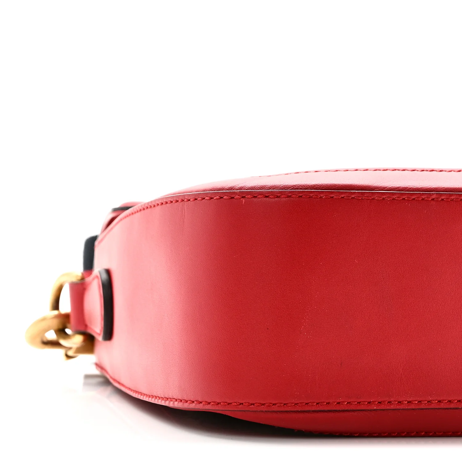 Monogram Ruinart Calfskin Medium Lady Web Shoulder Bag Beige Ebony Hibiscus Red - Image 9