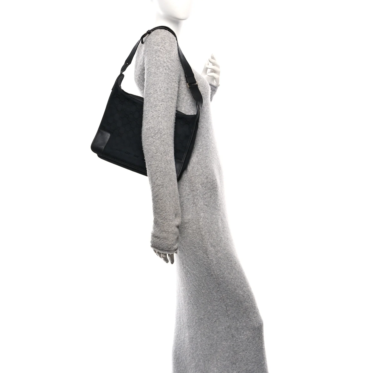 Monogram Shoulder Bag Black - Image 2