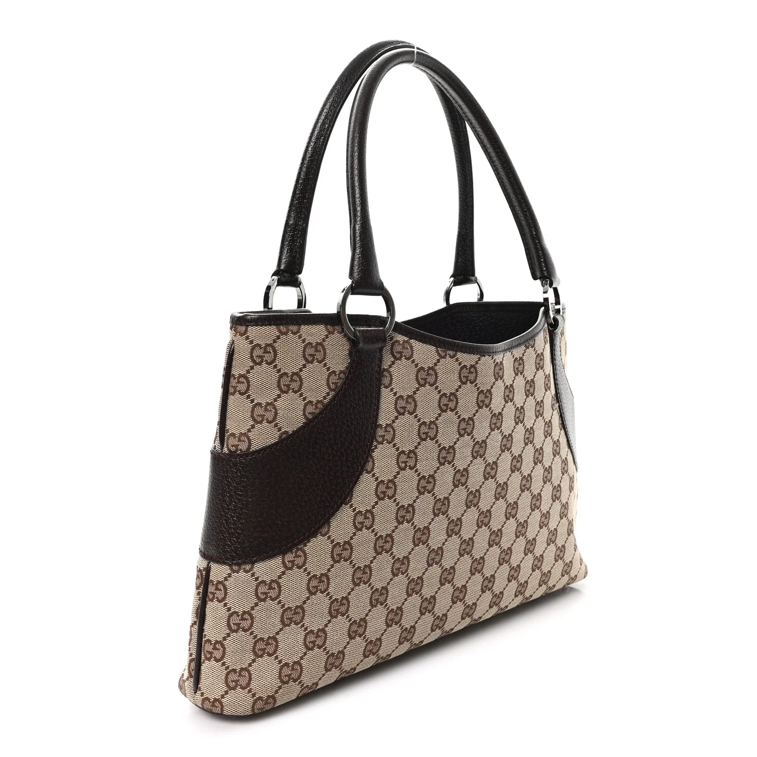 Monogram Shoulder Bag Dark Brown - Image 3