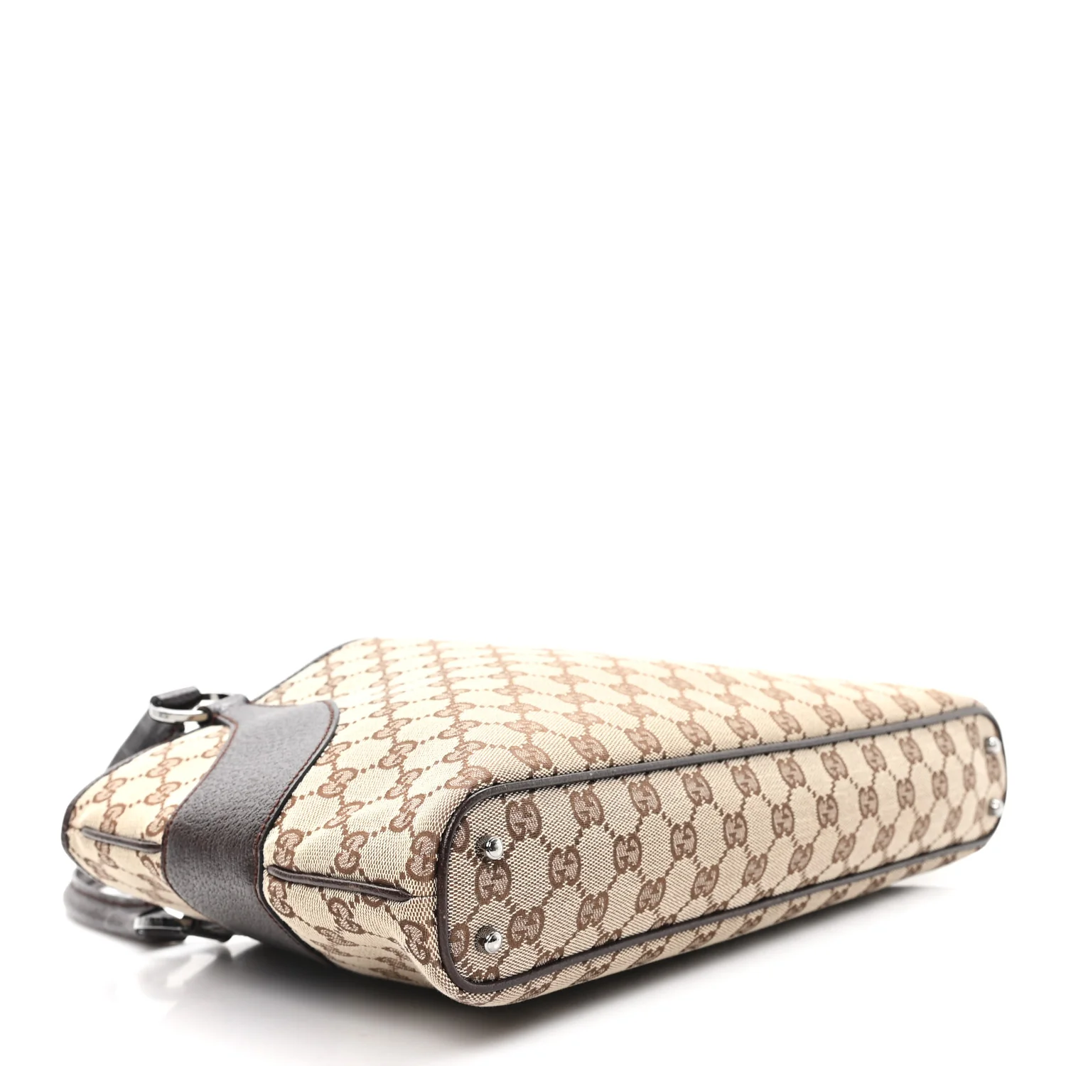 Monogram Shoulder Bag Dark Brown - Image 4