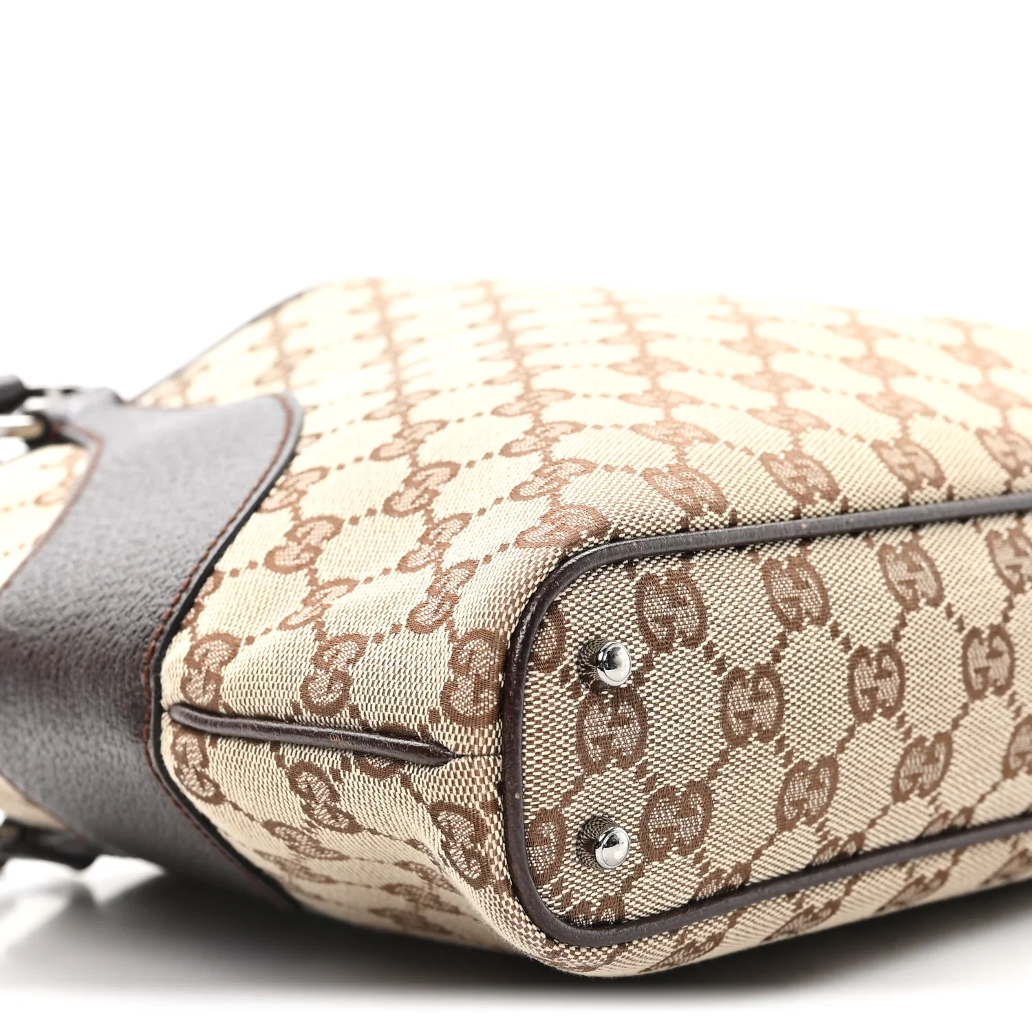 Monogram Shoulder Bag Dark Brown - Image 9
