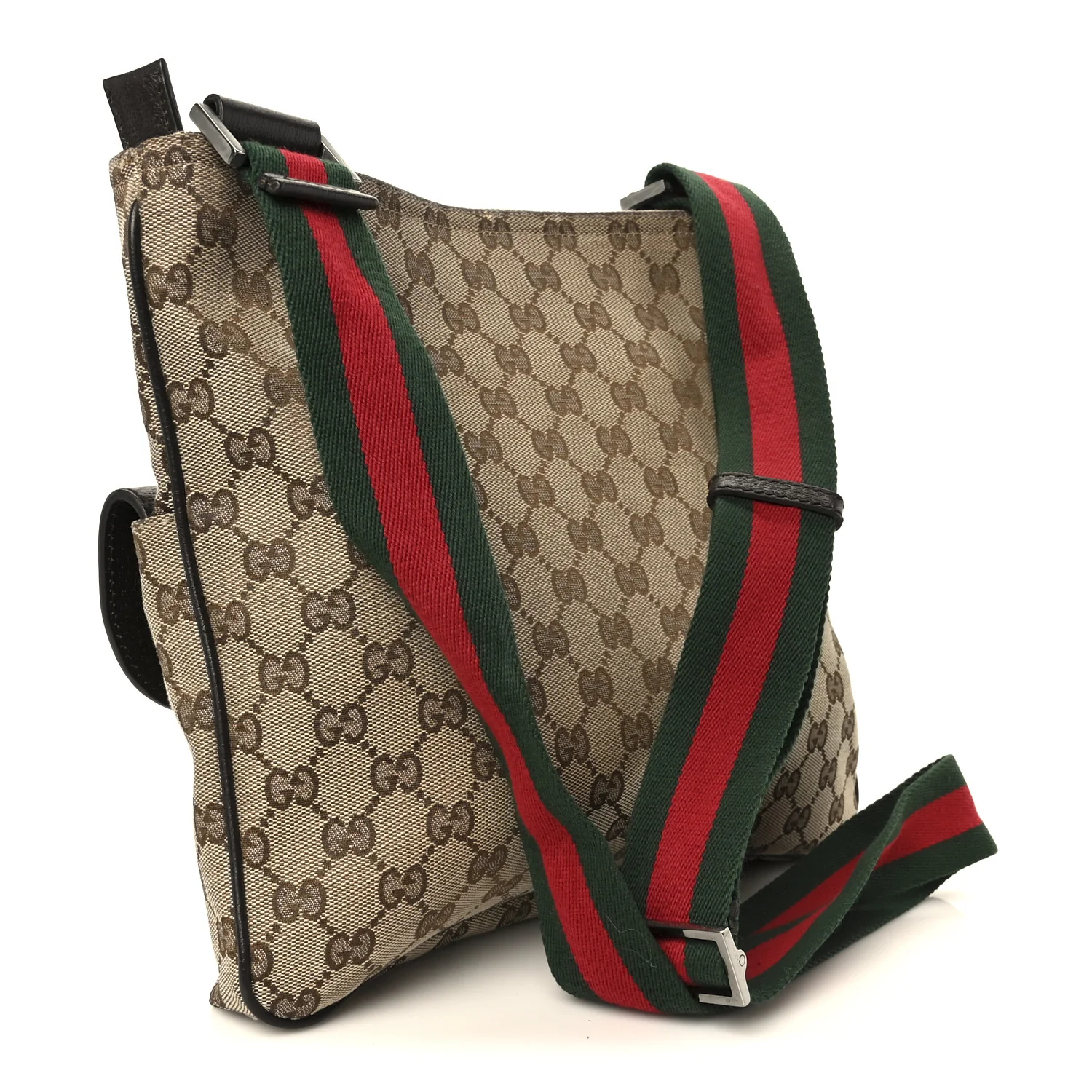Monogram Signature Web Small Messenger Brown - Image 3