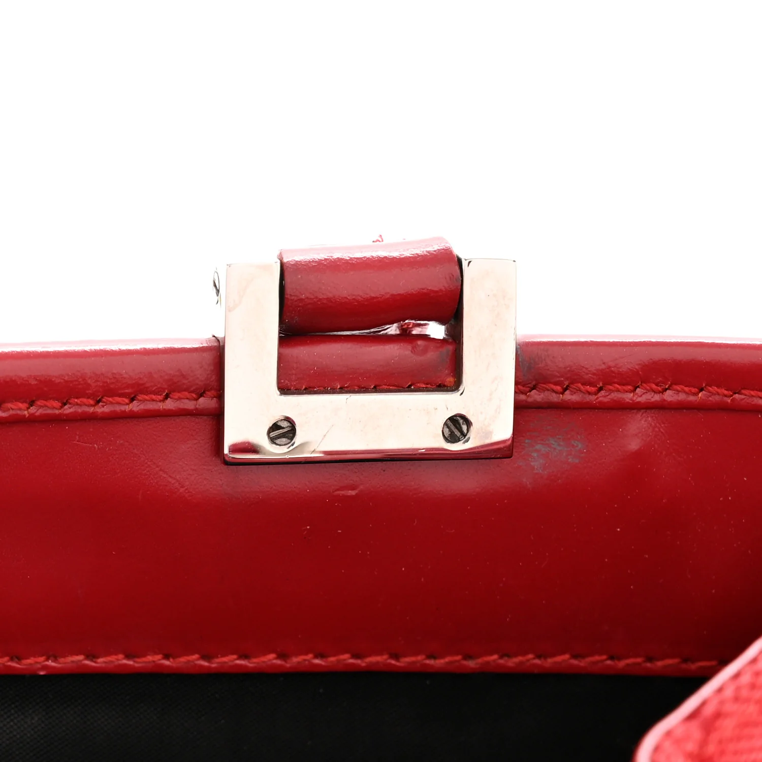 Monogram Small Bardot Shoulder Bag Red - Image 13