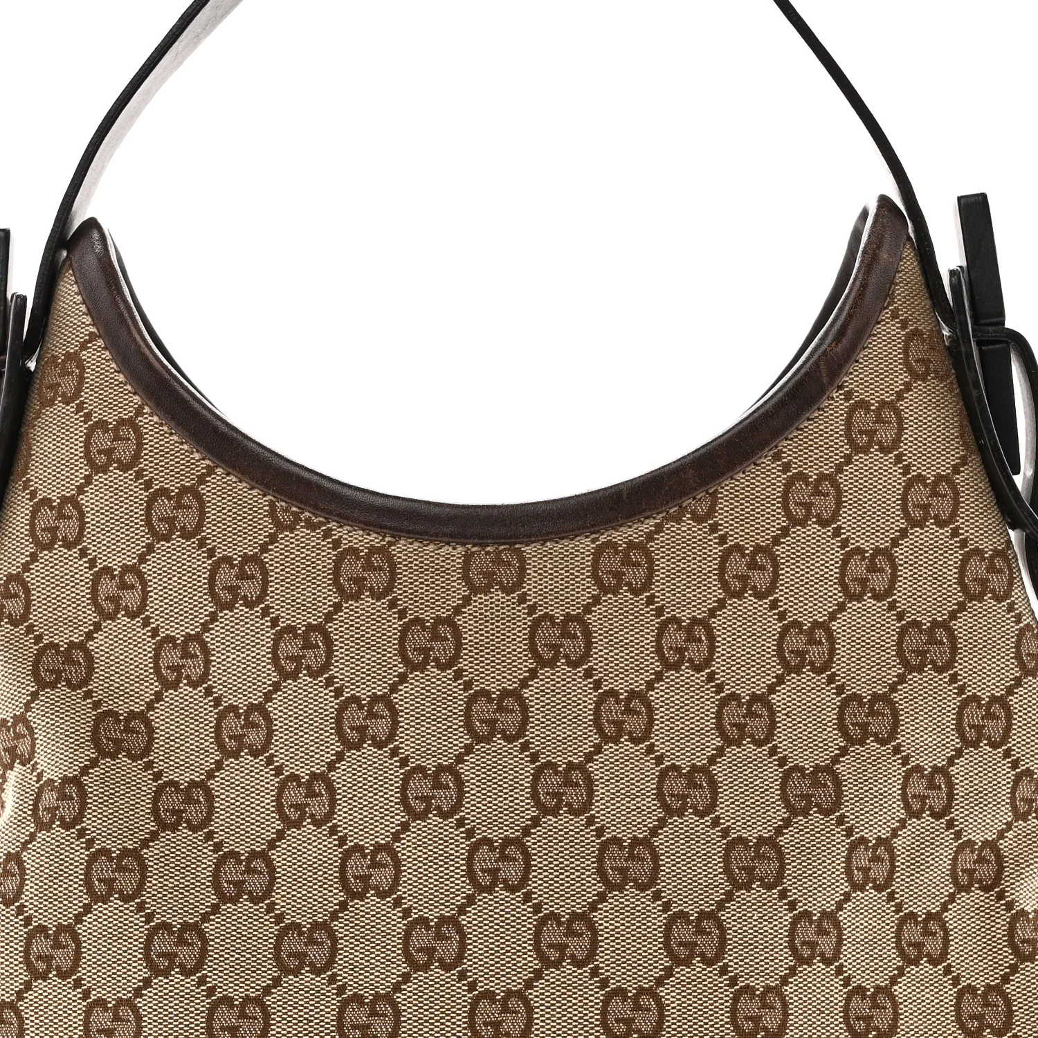 Monogram Small Hobo Dark Brown - Image 8