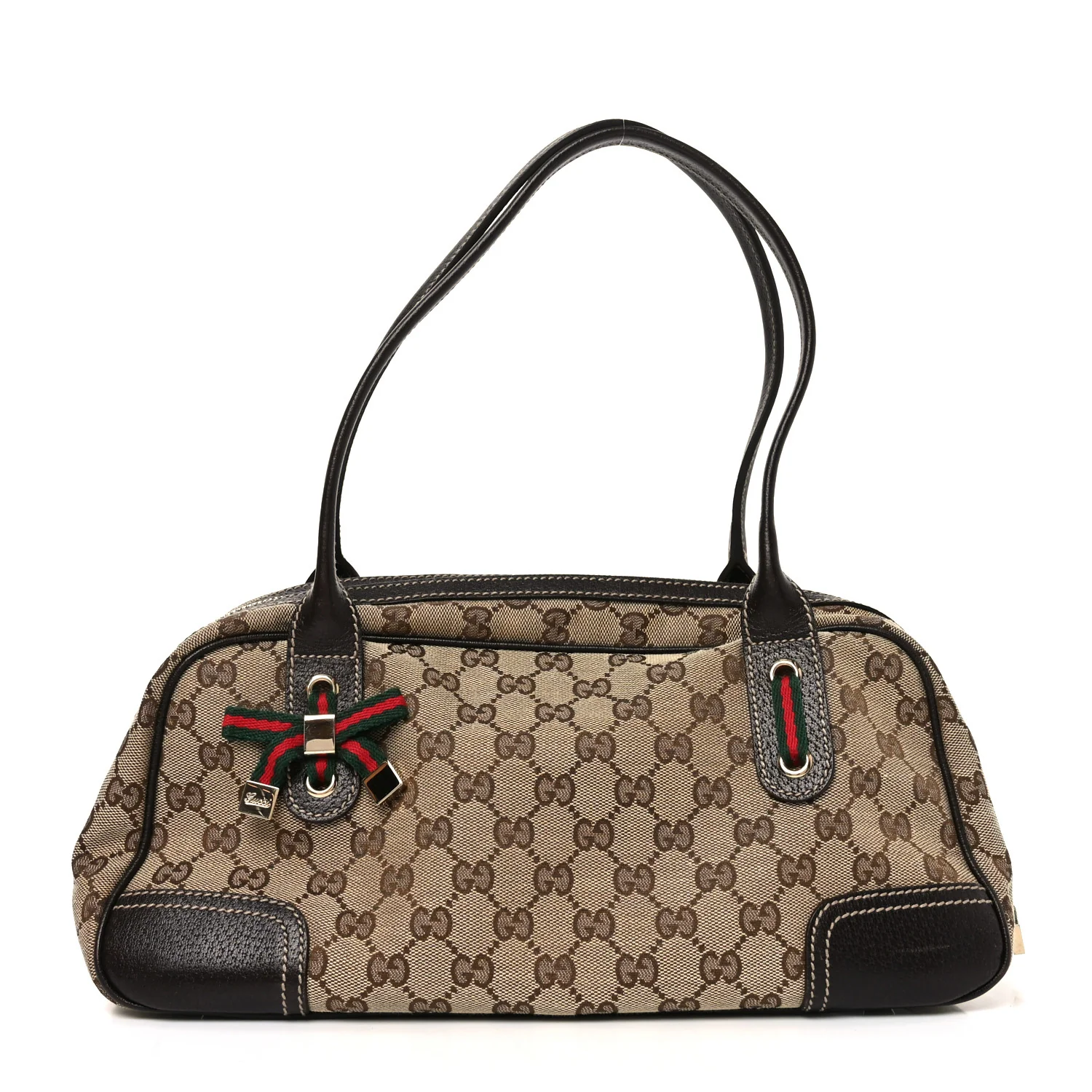 Monogram Small Princy Satchel Dark Brown