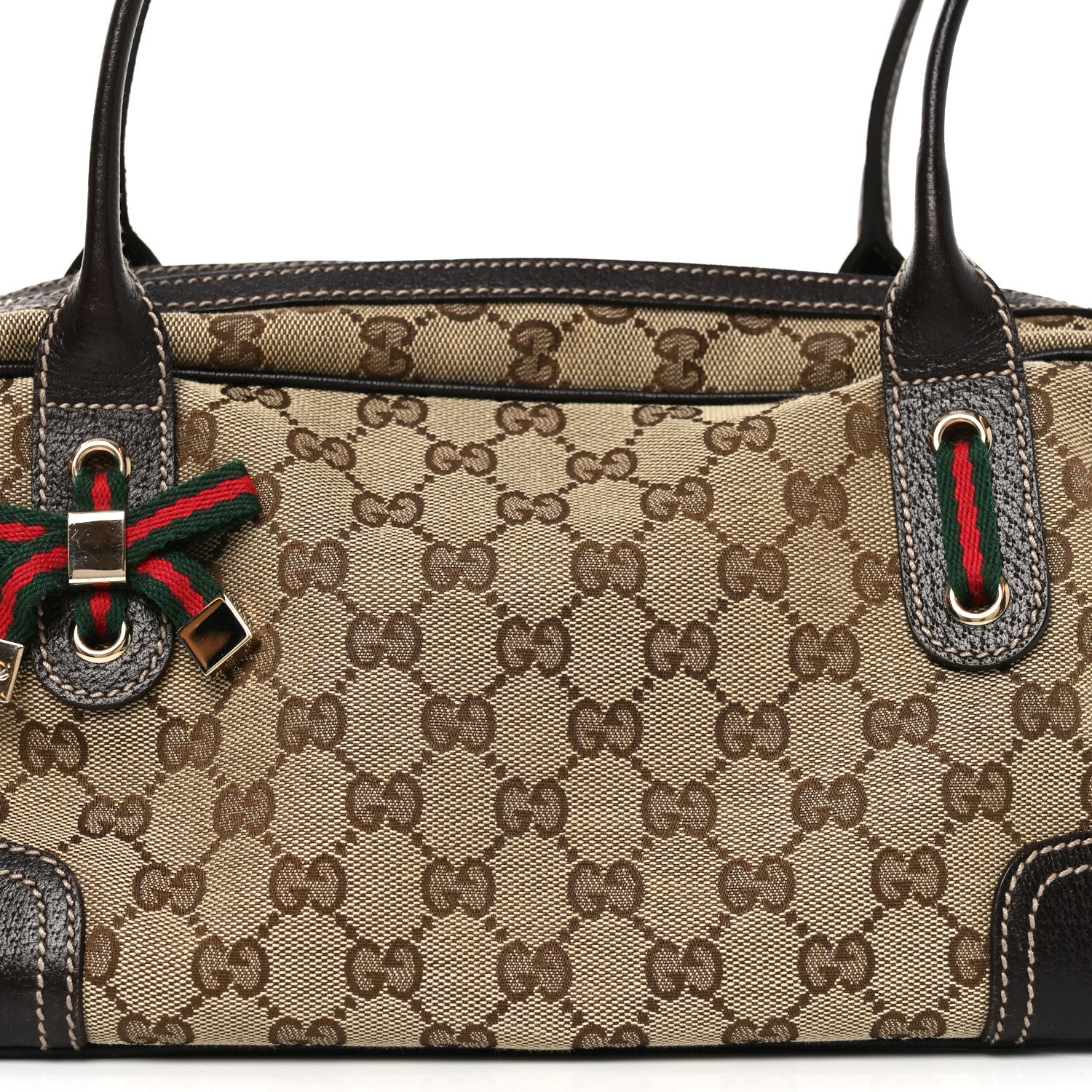 Monogram Small Princy Satchel Dark Brown - Image 8