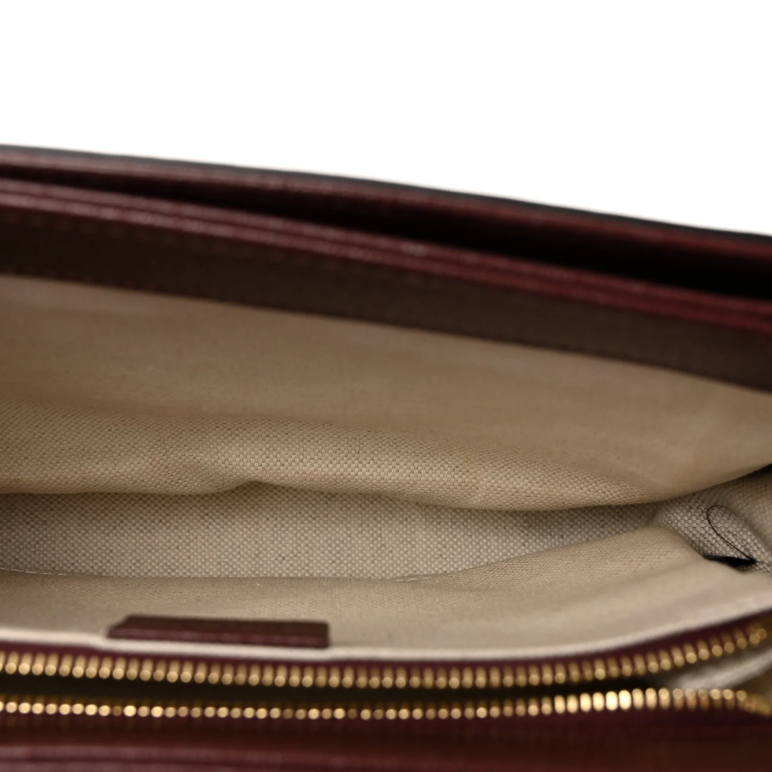 Monogram Textured Dollar Calfskin Horsebit 1955 Shoulder Bag Sahara Rubino Chardonnay - Image 5
