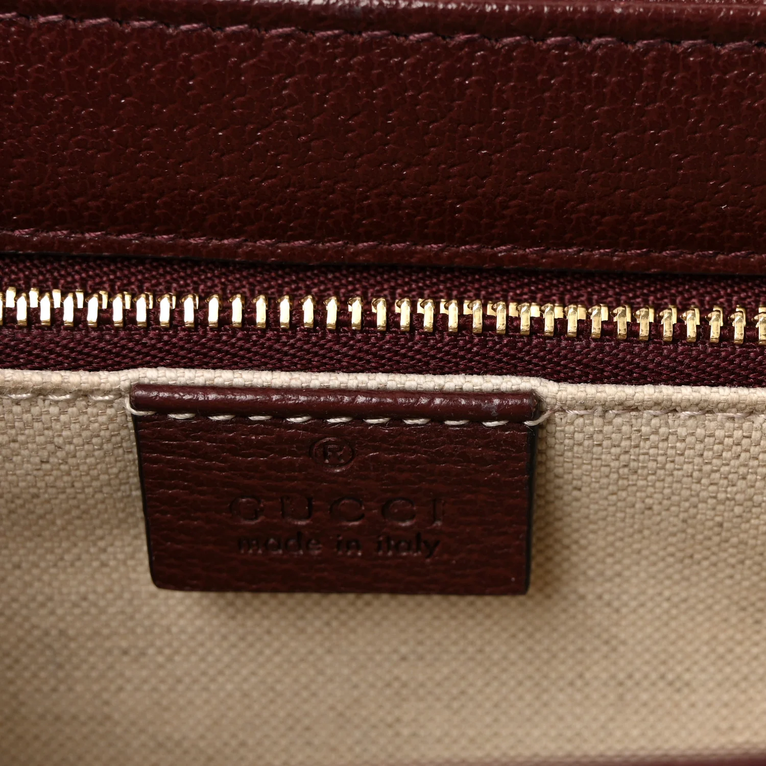 Monogram Textured Dollar Calfskin Horsebit 1955 Shoulder Bag Sahara Rubino Chardonnay - Image 6