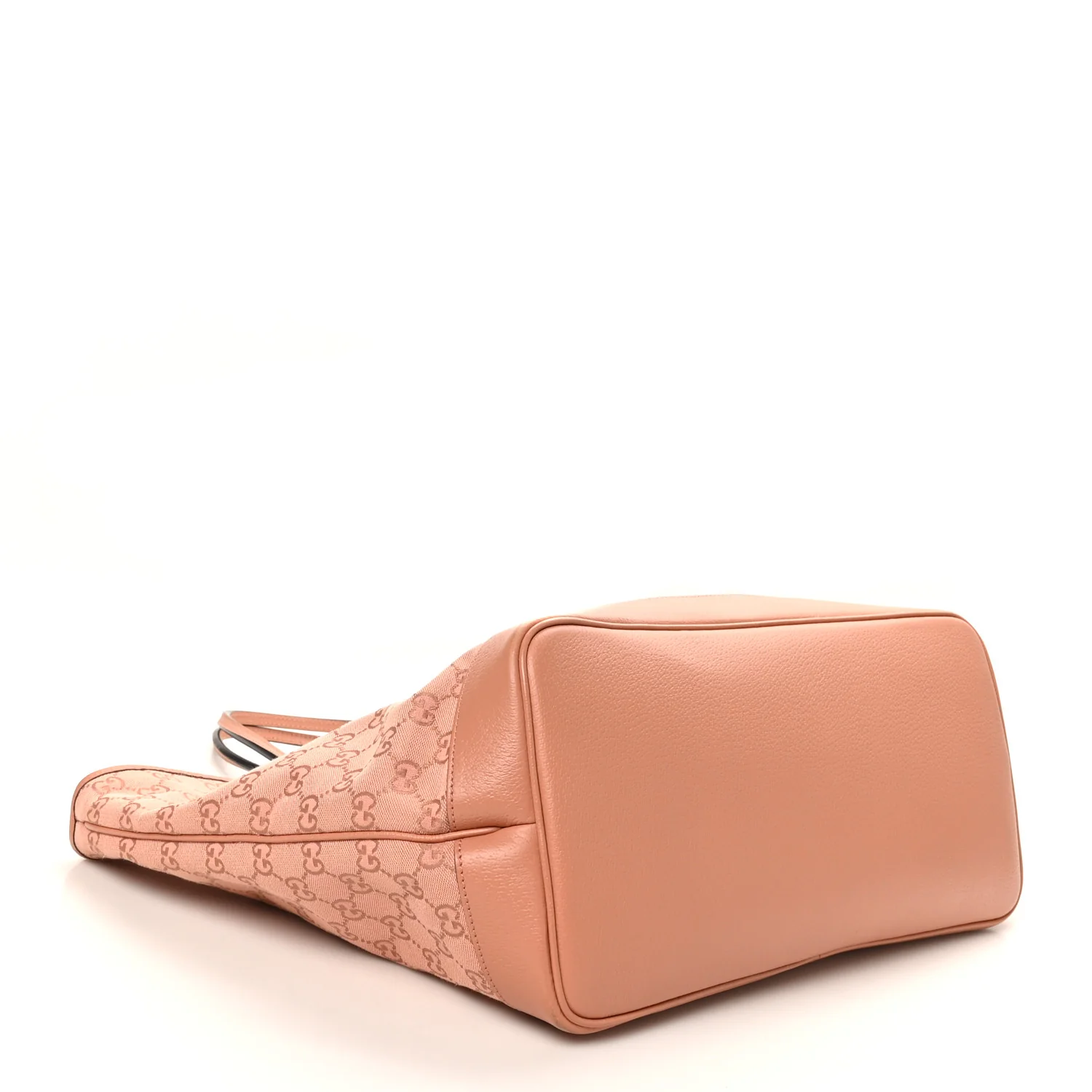 Monogram Textured Dollar Calfskin Large Ophidia Shopping Tote Cloche Rose Pink - Image 5