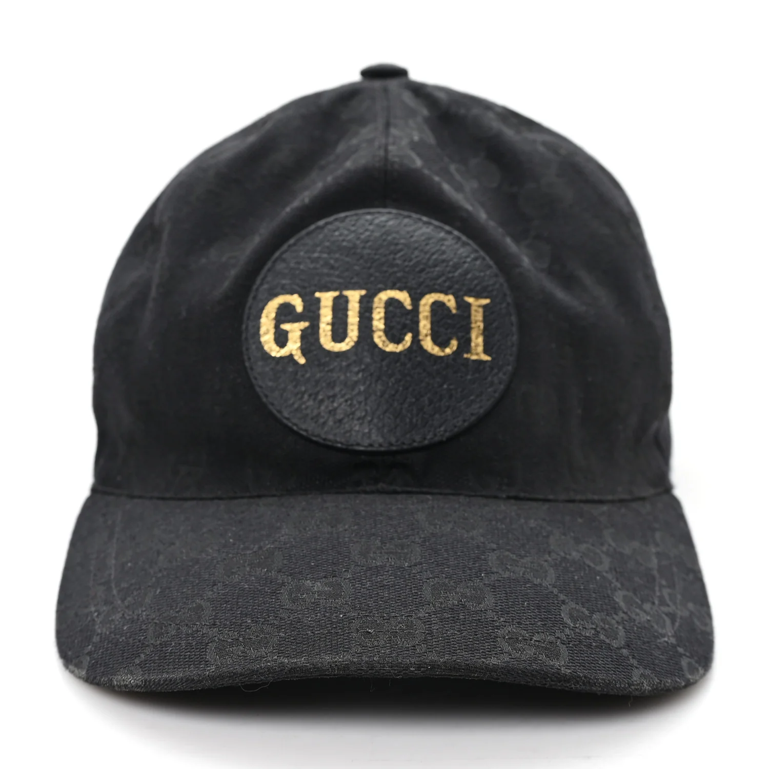 Monogram Textured Dollar Calfskin Zeno Baseball Hat XL Black - Image 3