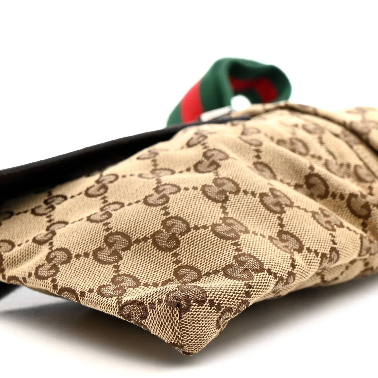 Monogram Web Belt Bag Dark Brown - Image 10