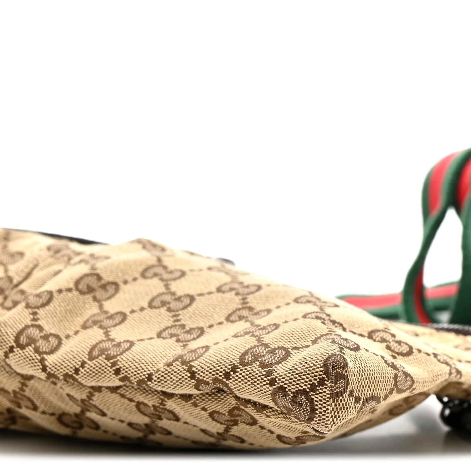 Monogram Web Belt Bag Dark Brown - Image 11
