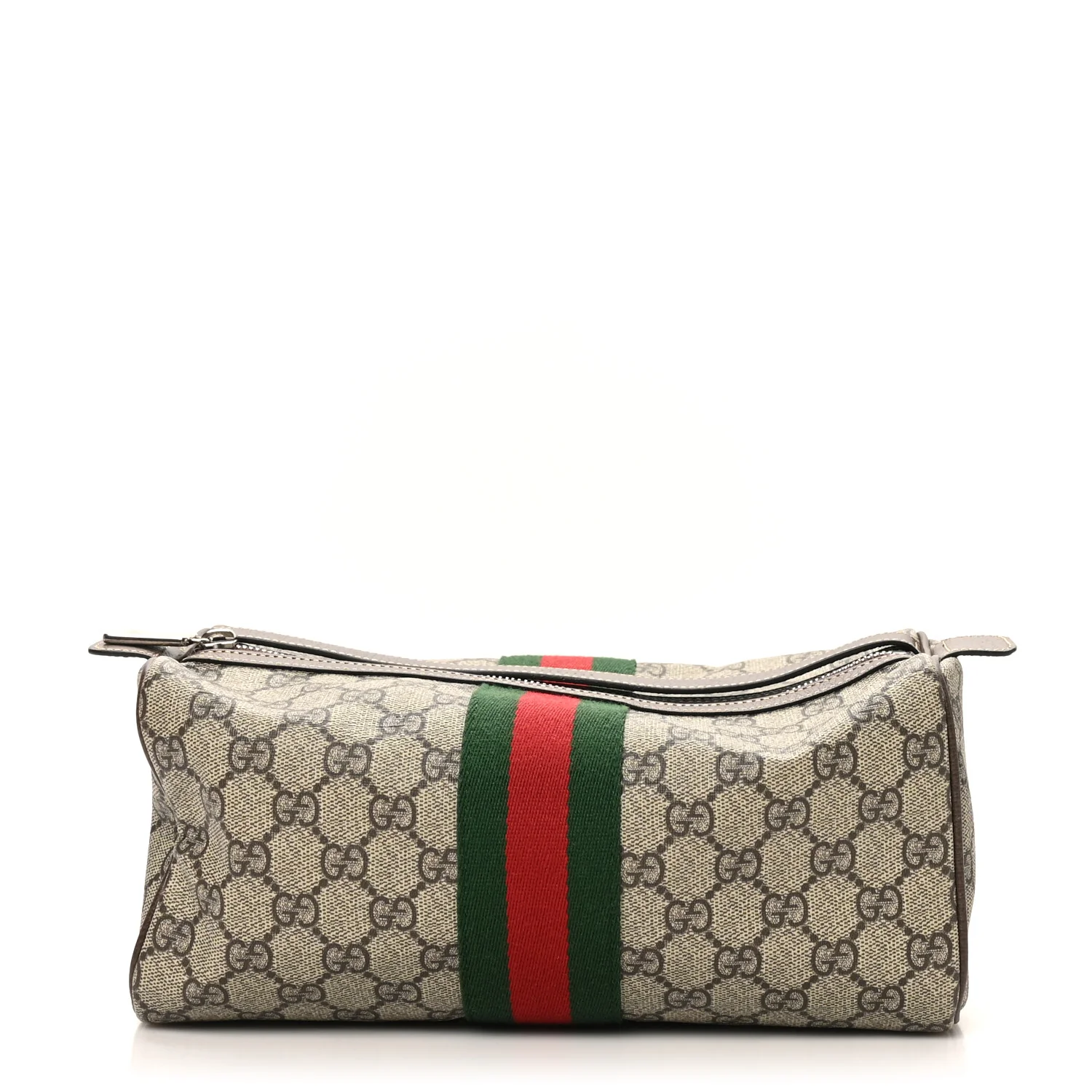 Monogram Web Cosmetic Case Beige Ebony New Acero
