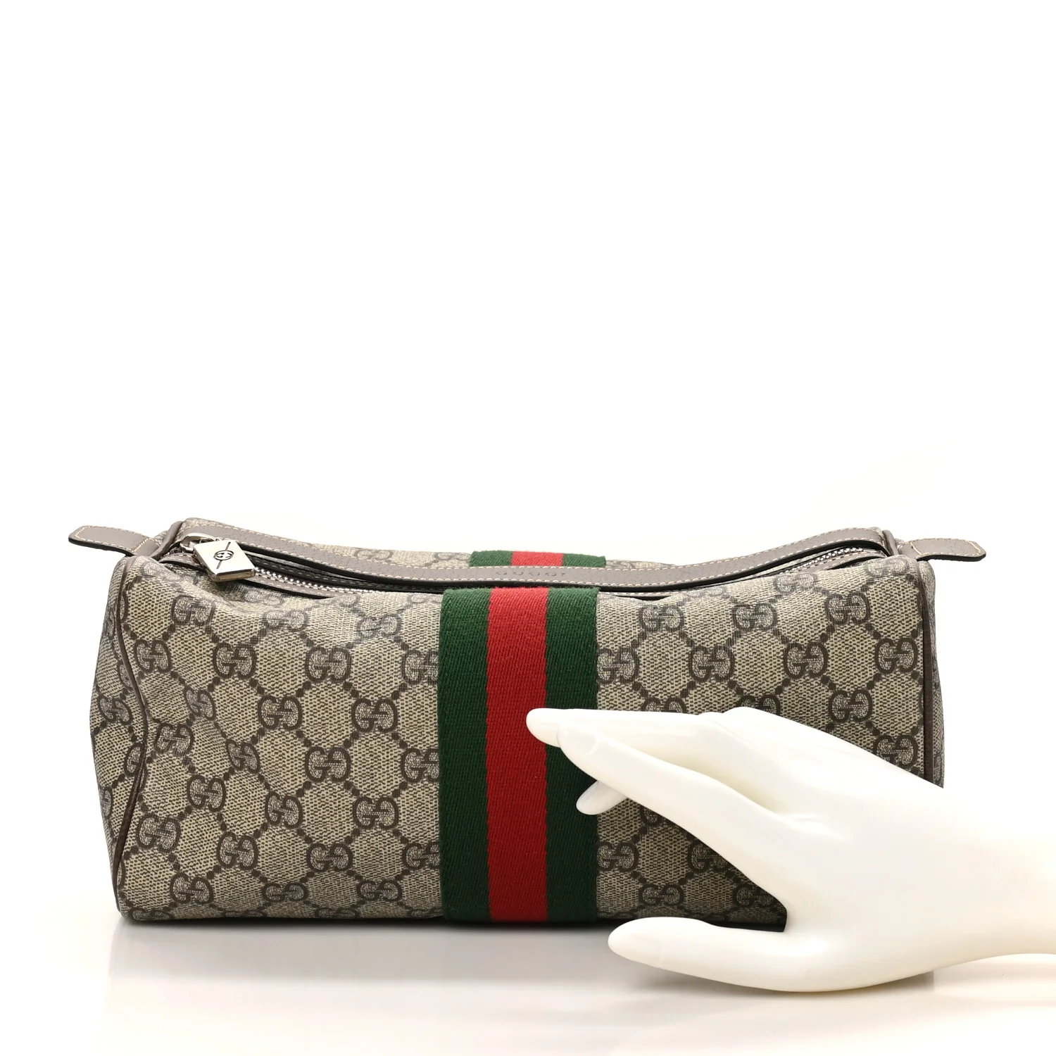 Monogram Web Cosmetic Case Beige Ebony New Acero - Image 2