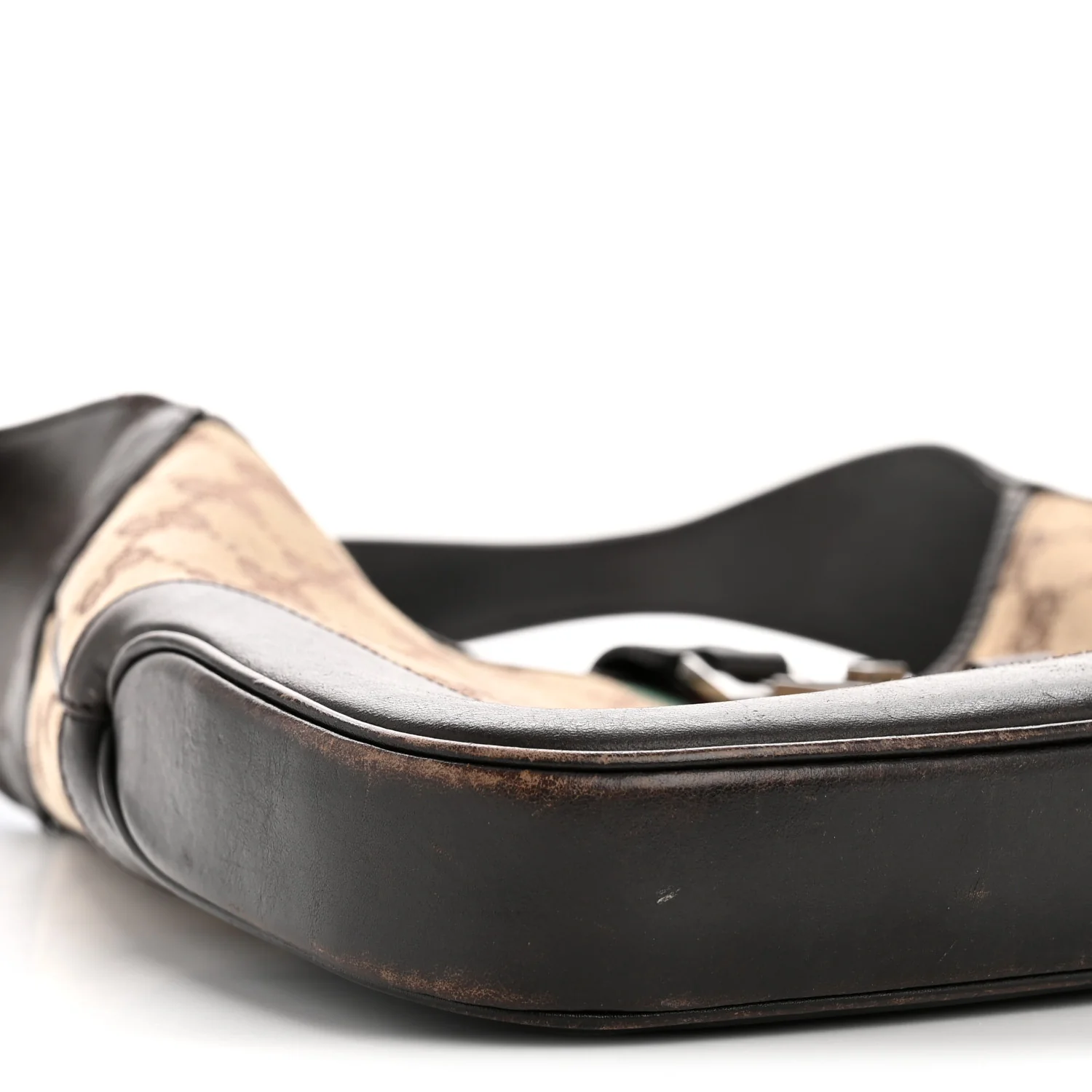 Monogram Web Jackie O Hobo Dark Brown - Image 9